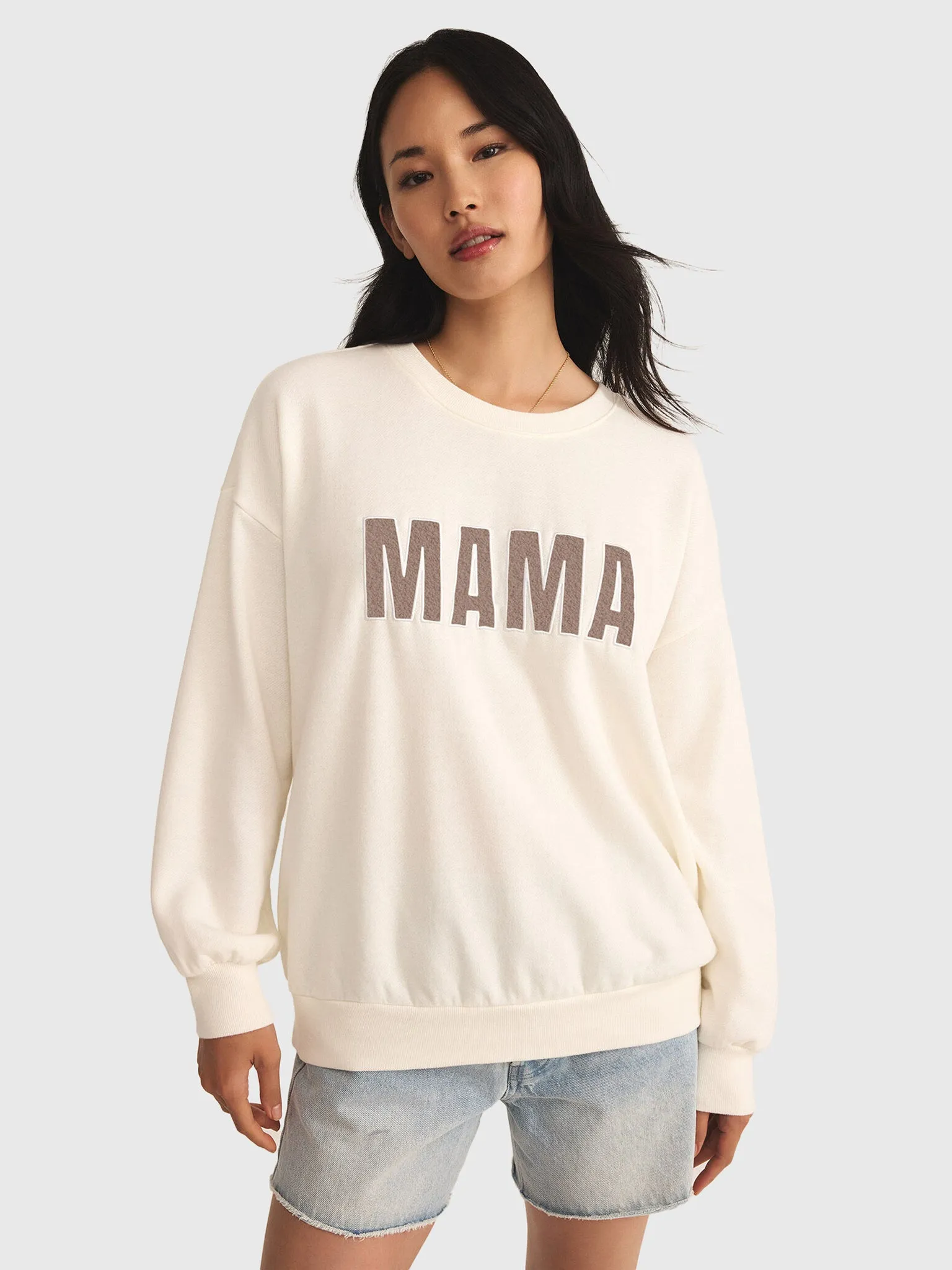 Z Supply Women's Oversized Mama Sweatshirt sold by Saint Bernard