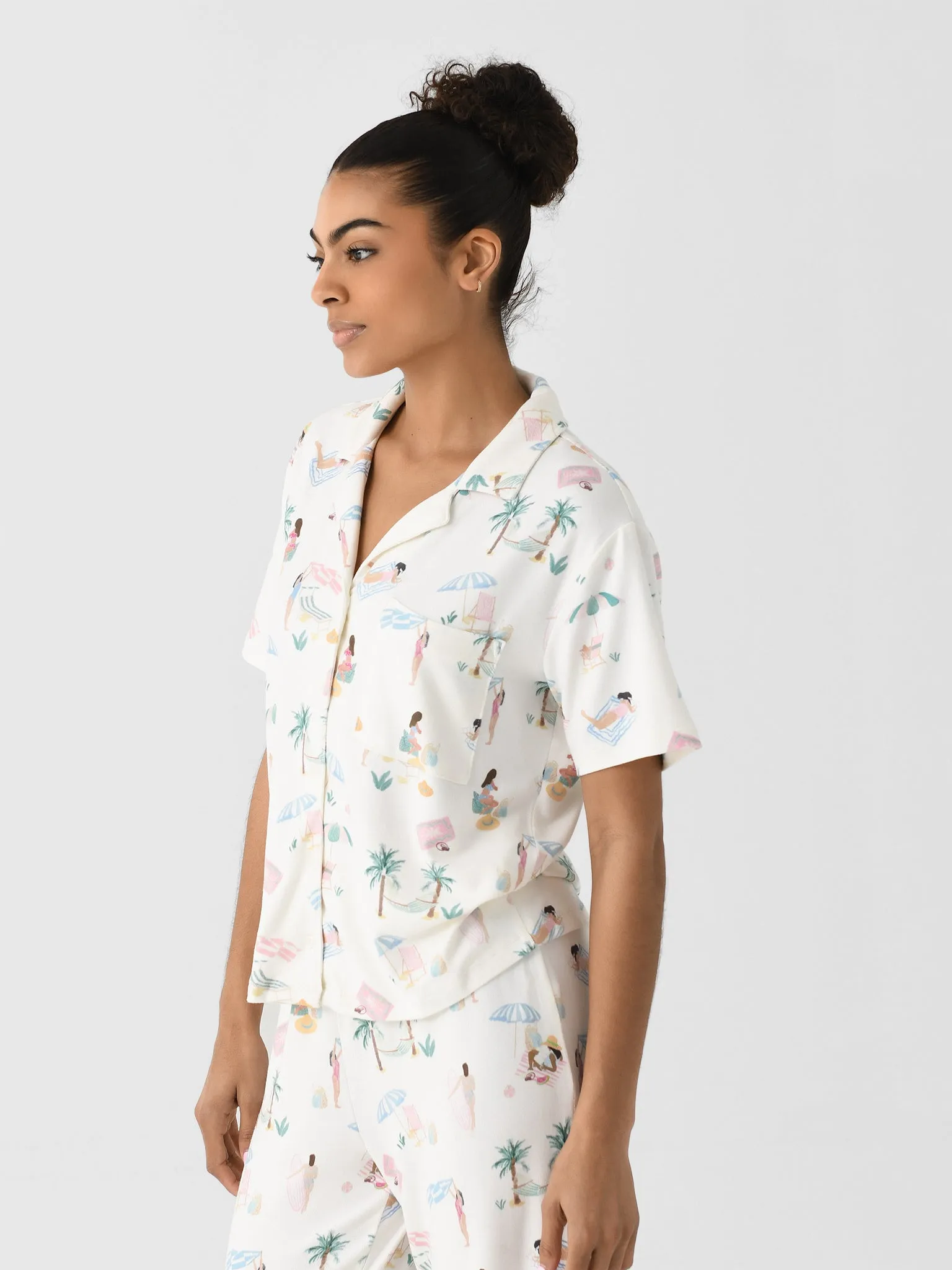 Z Supply Women's Beach Days Pajama Top sold by Saint Bernard product image thumbnail 3