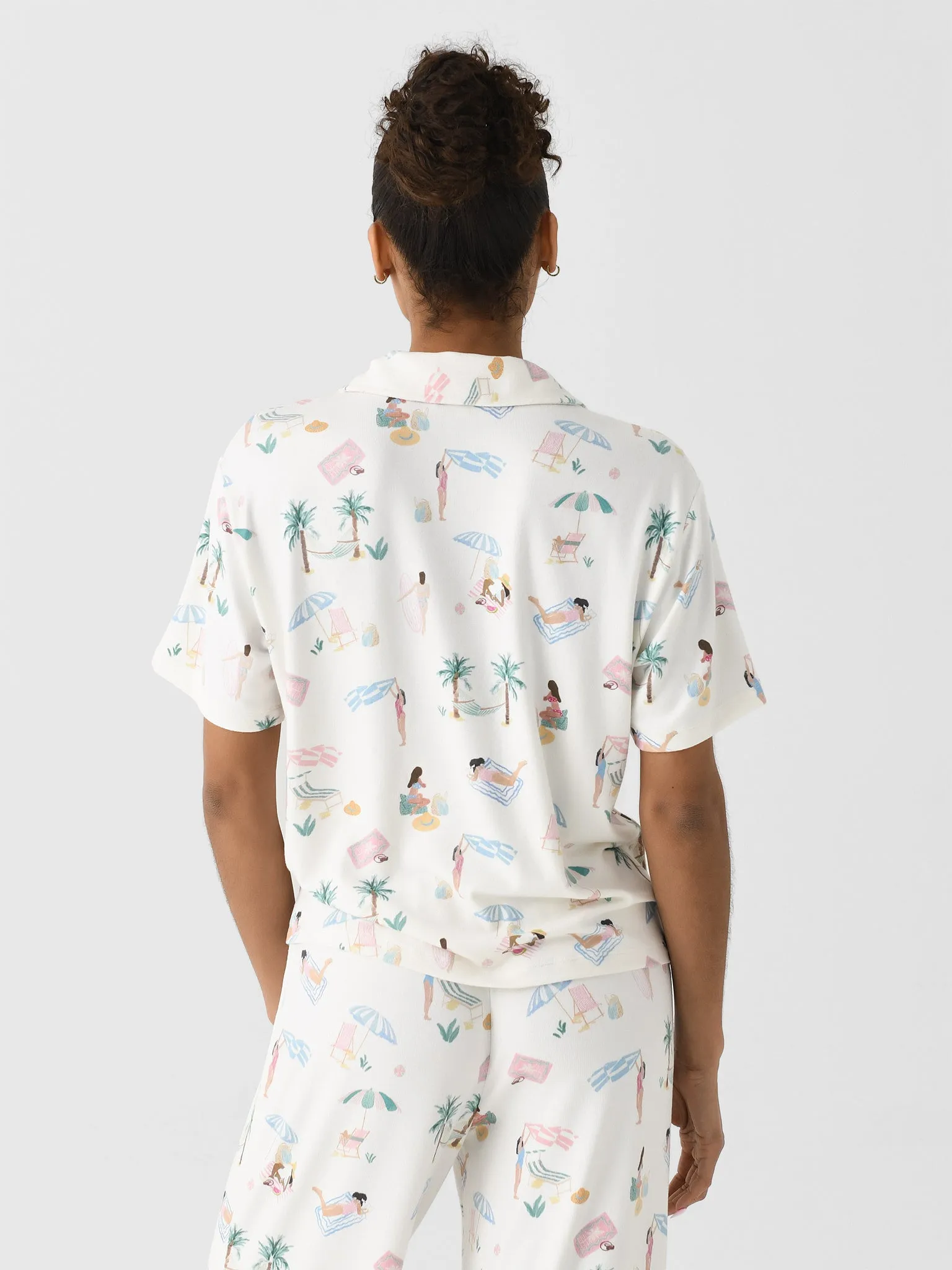 Z Supply Women's Beach Days Pajama Top sold by Saint Bernard product image thumbnail 4