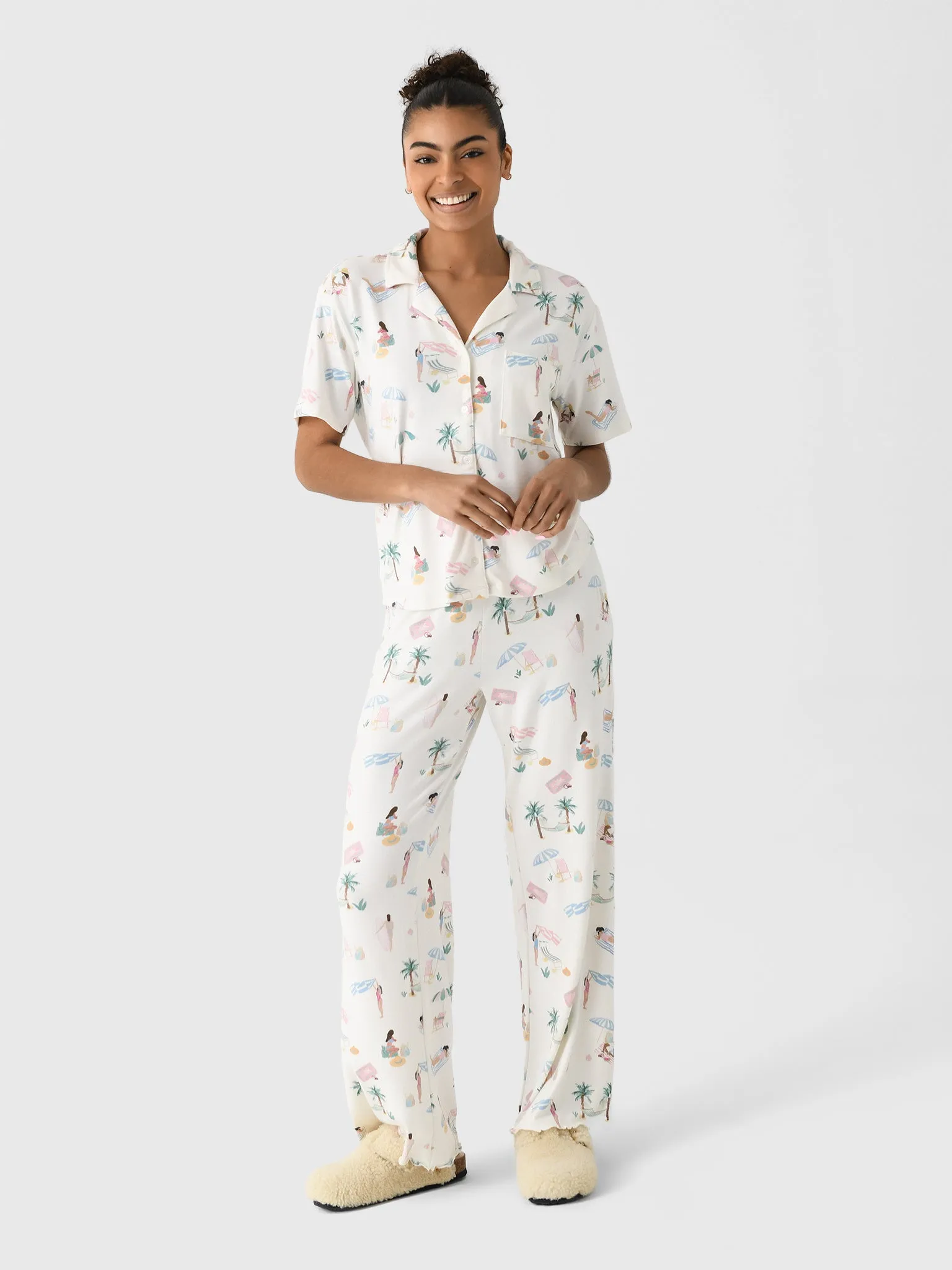 Z Supply Women's Beach Days Pajama Top sold by Saint Bernard product image thumbnail 2