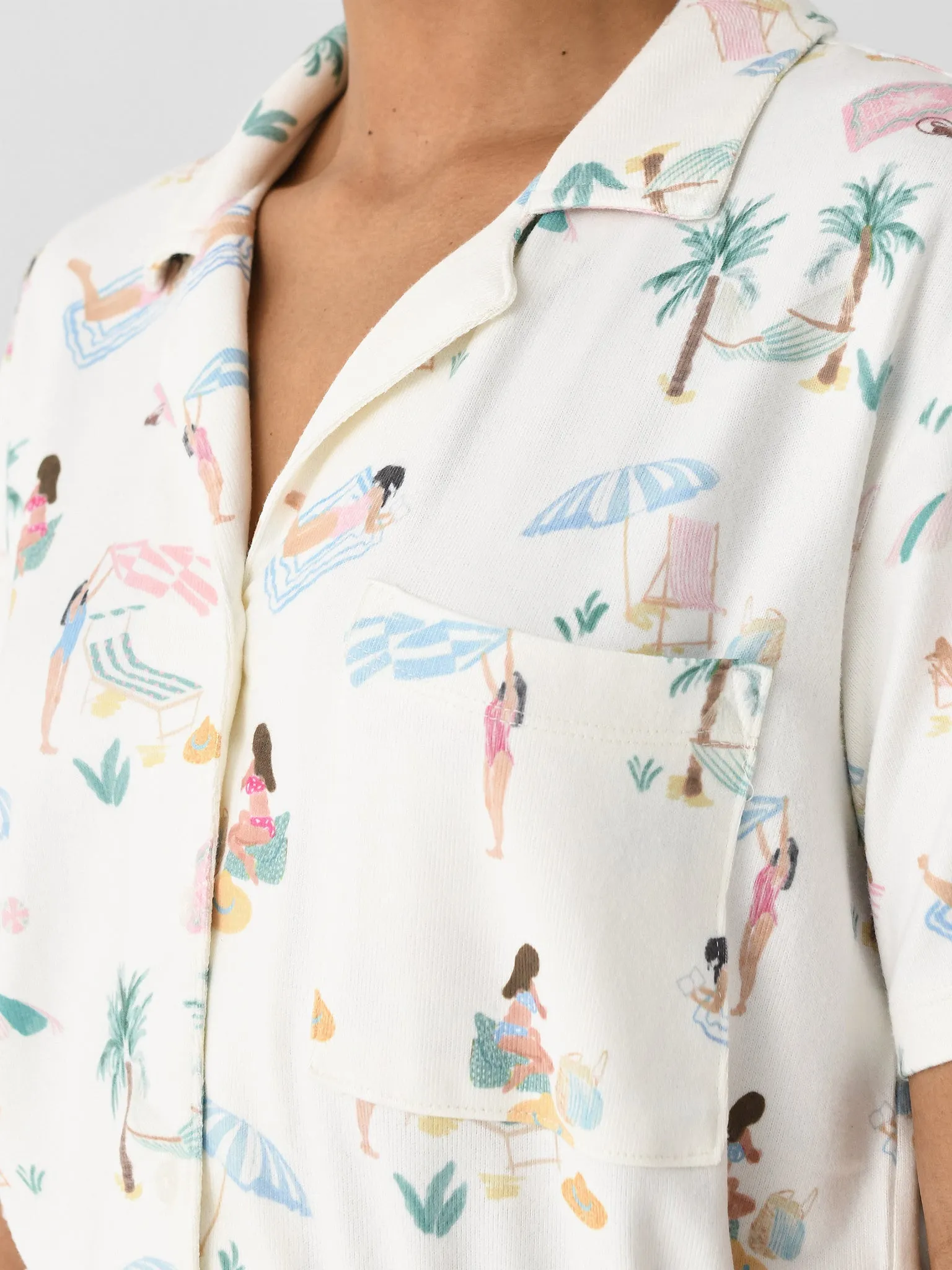 Z Supply Women's Beach Days Pajama Top sold by Saint Bernard product image thumbnail 5