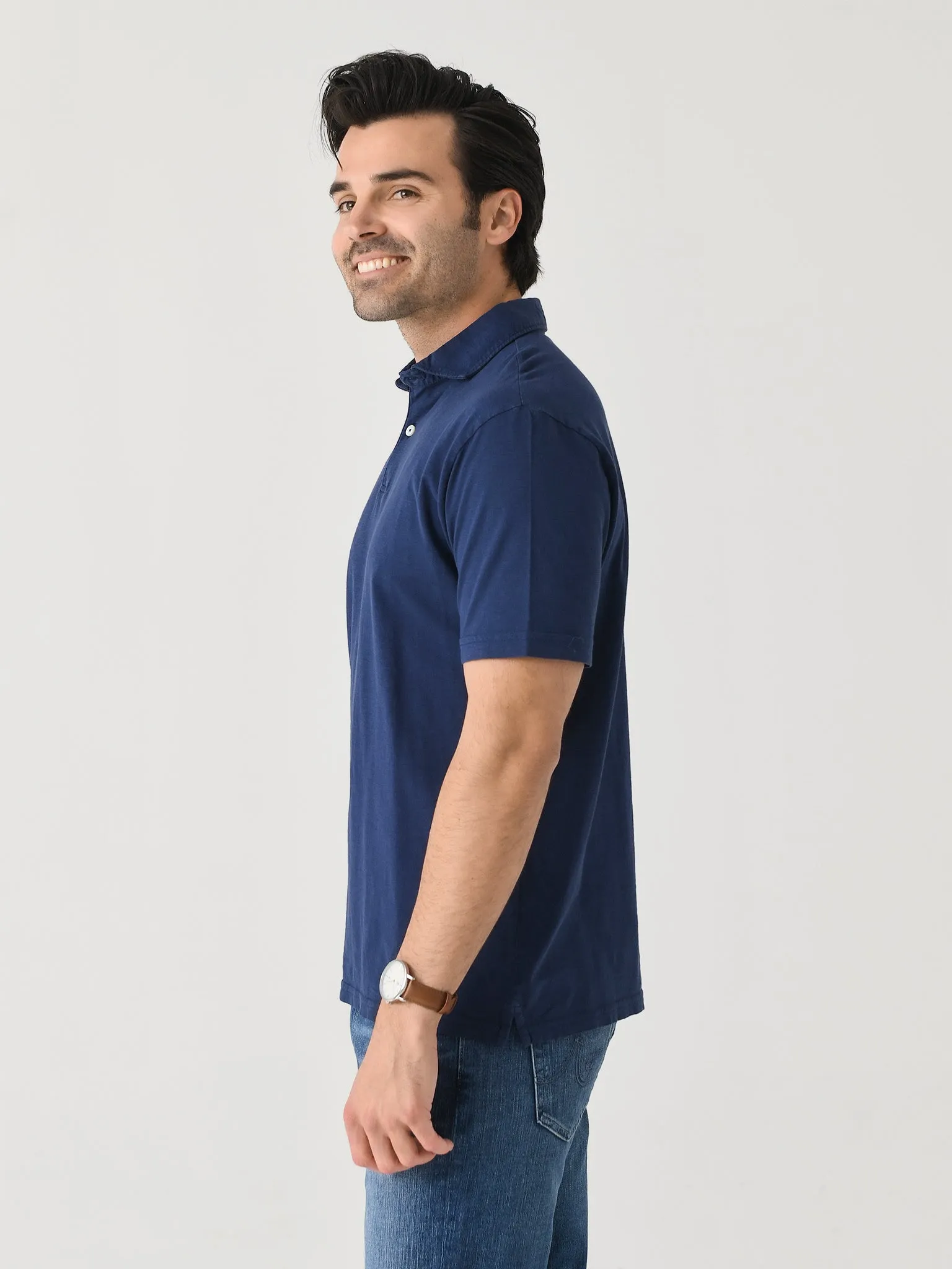 Peter Millar Crown Crafted Men's Journeyman Short Sleeve Polo sold by Saint Bernard product image thumbnail 3