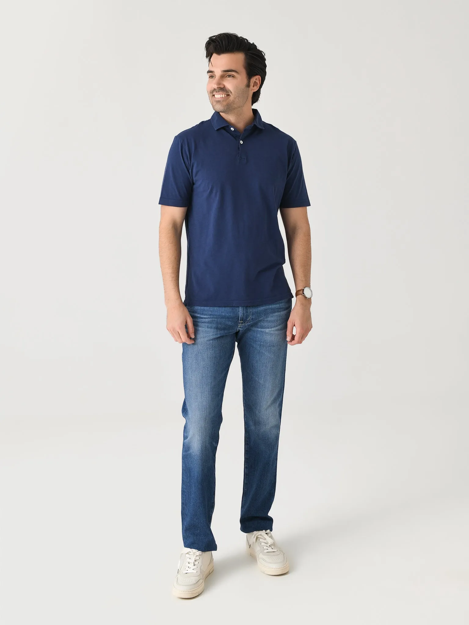 Peter Millar Crown Crafted Men's Journeyman Short Sleeve Polo sold by Saint Bernard product image thumbnail 2