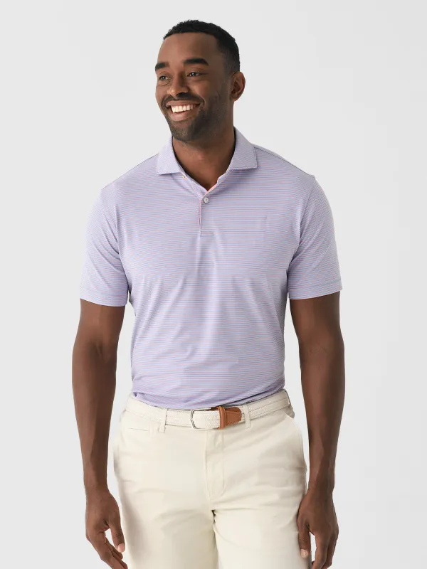 Peter Millar Crown Crafted Men's Ambrose Performance Jersey Polo sold by Saint Bernard