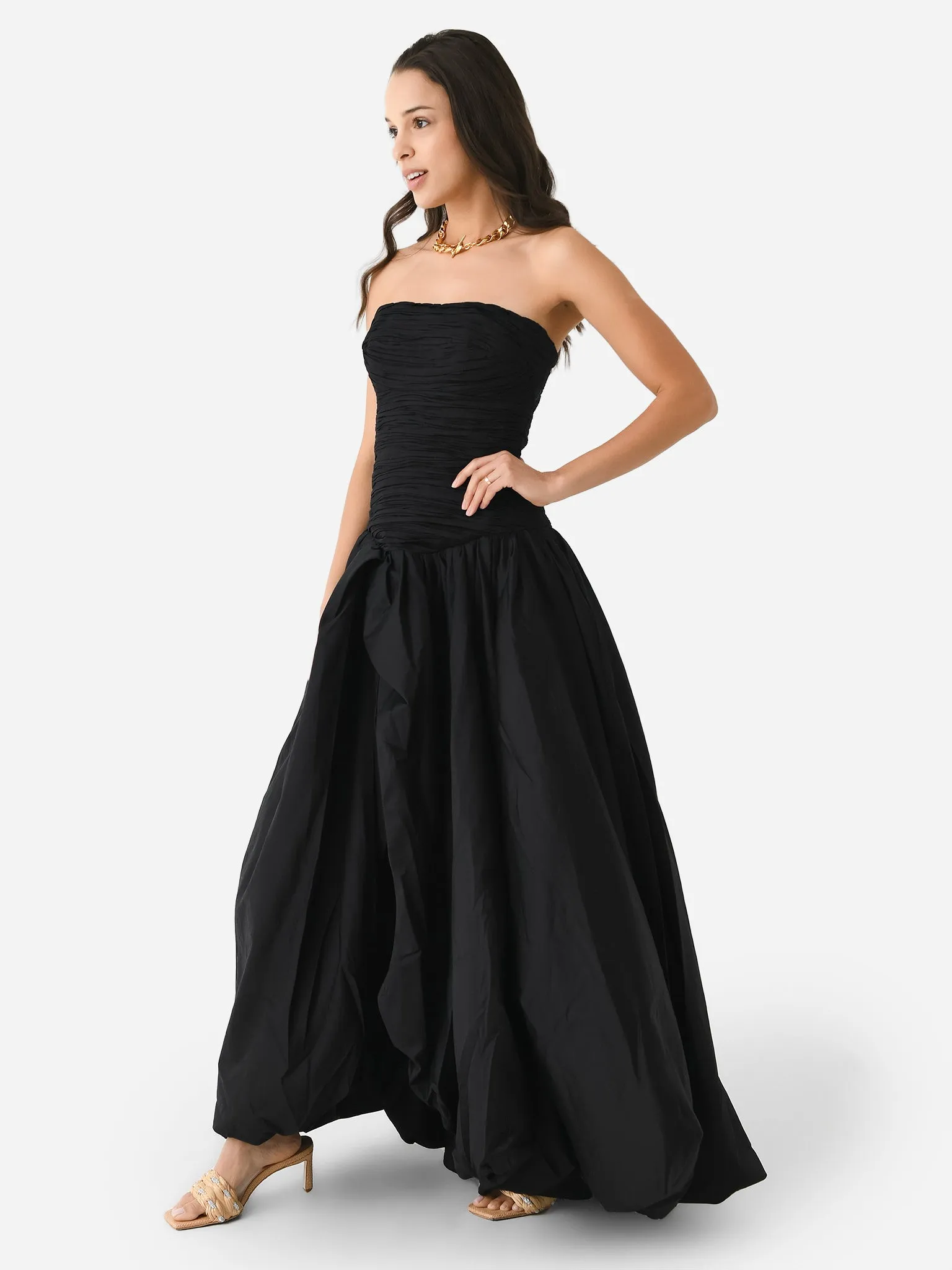 AJE Women's Violette Bubble Hem Maxi Dress sold by Saint Bernard product image thumbnail 2