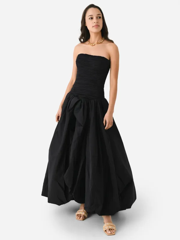 AJE Women's Violette Bubble Hem Maxi Dress sold by Saint Bernard