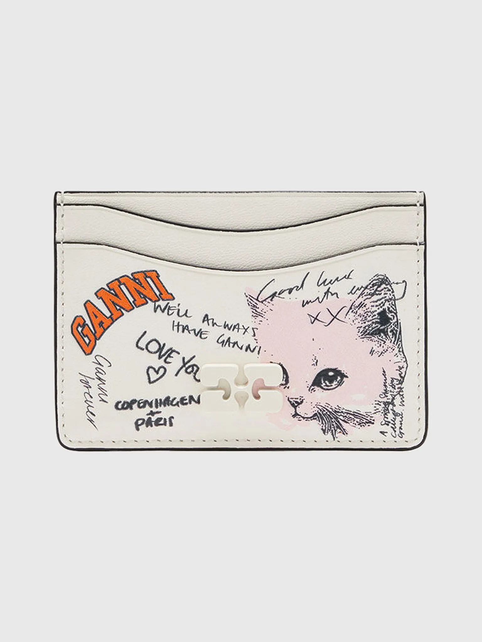 GANNI Kitty Bou Card Holder sold by Saint Bernard