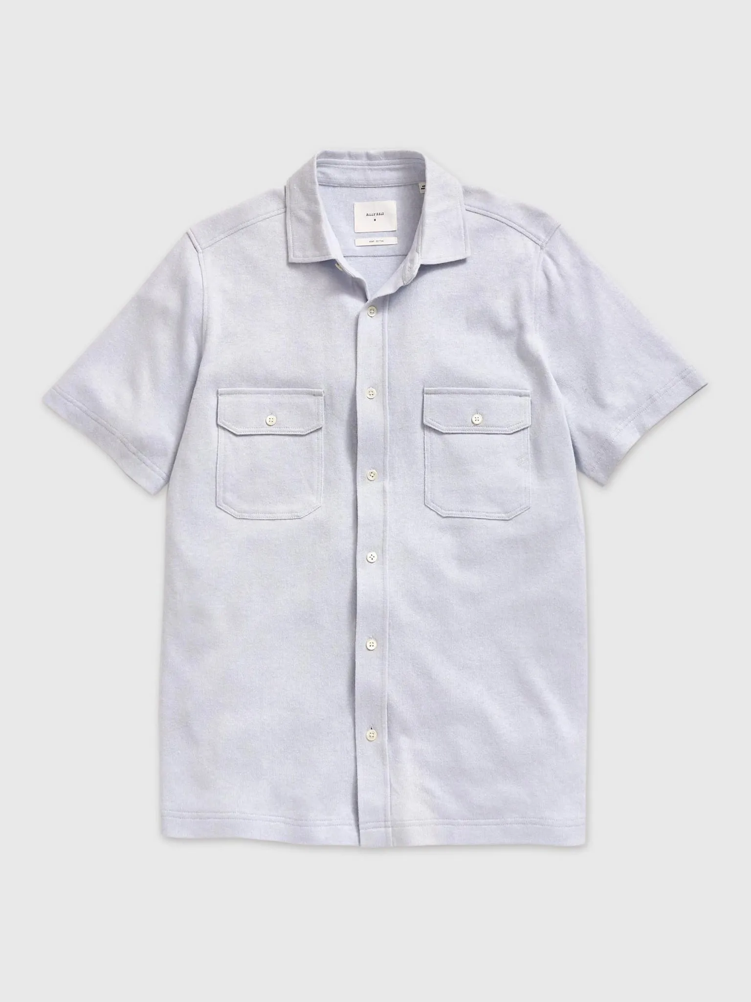 Billy Reid Men's Short Sleeve Hemp Cotton Knit Shirt sold by Saint Bernard product image thumbnail 2