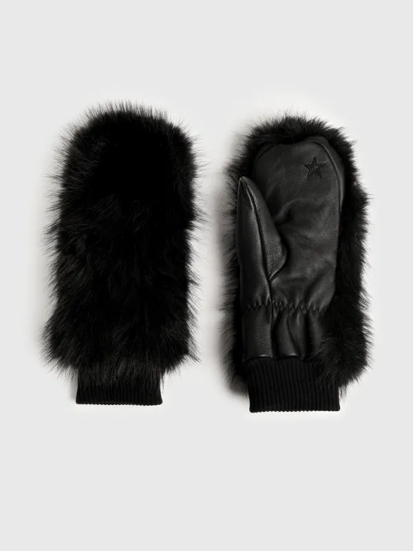 Perfect Moment Women's Faux Fur Mittens made by Perfect Moment