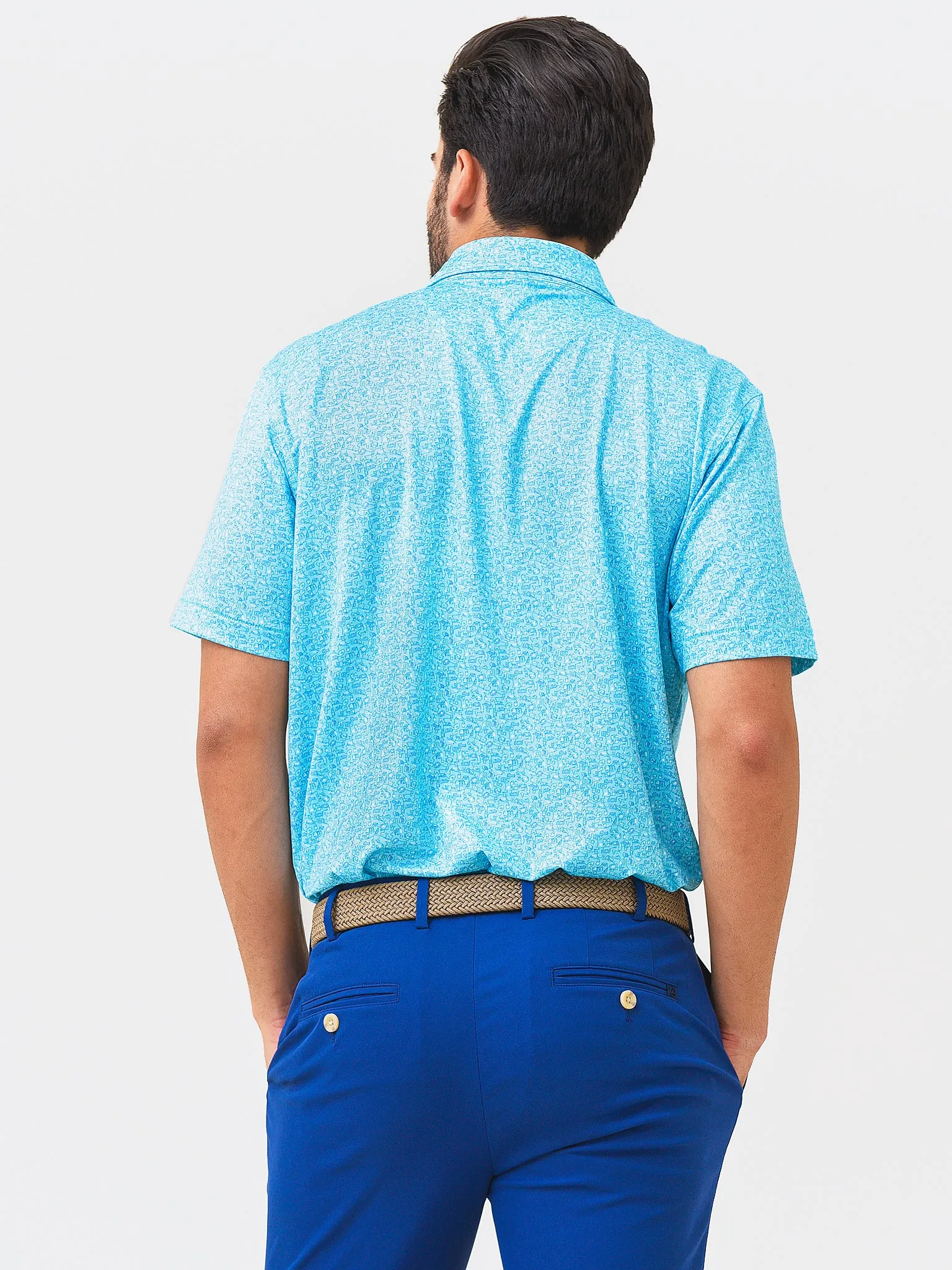 Peter Millar Crown Sport Men's Vinyl And Whiskey Performance Jersey sold by Saint Bernard product image thumbnail 5