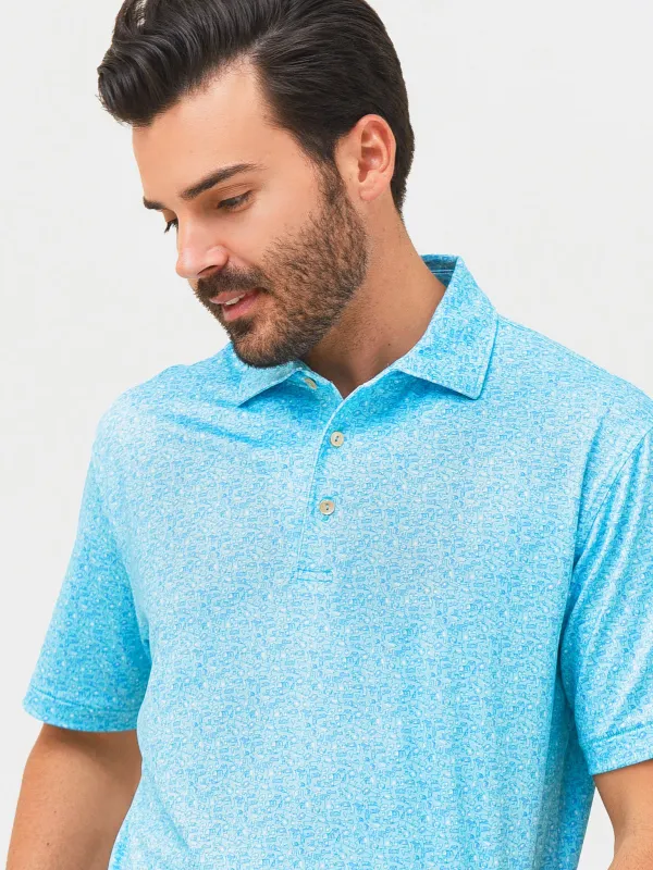 Peter Millar Crown Sport Men's Vinyl And Whiskey Performance Jersey sold by Saint Bernard