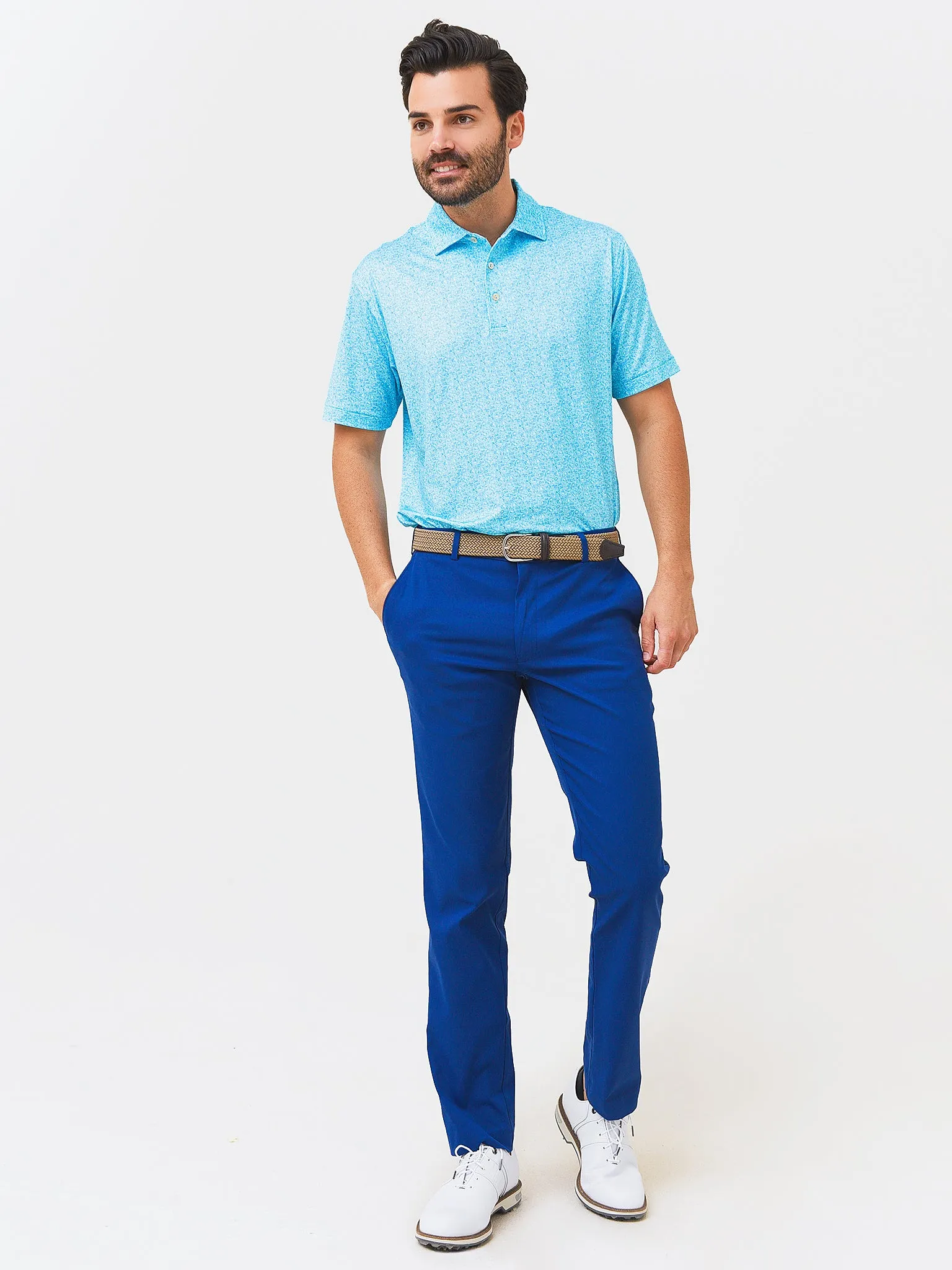 Peter Millar Crown Sport Men's Vinyl And Whiskey Performance Jersey sold by Saint Bernard product image thumbnail 3