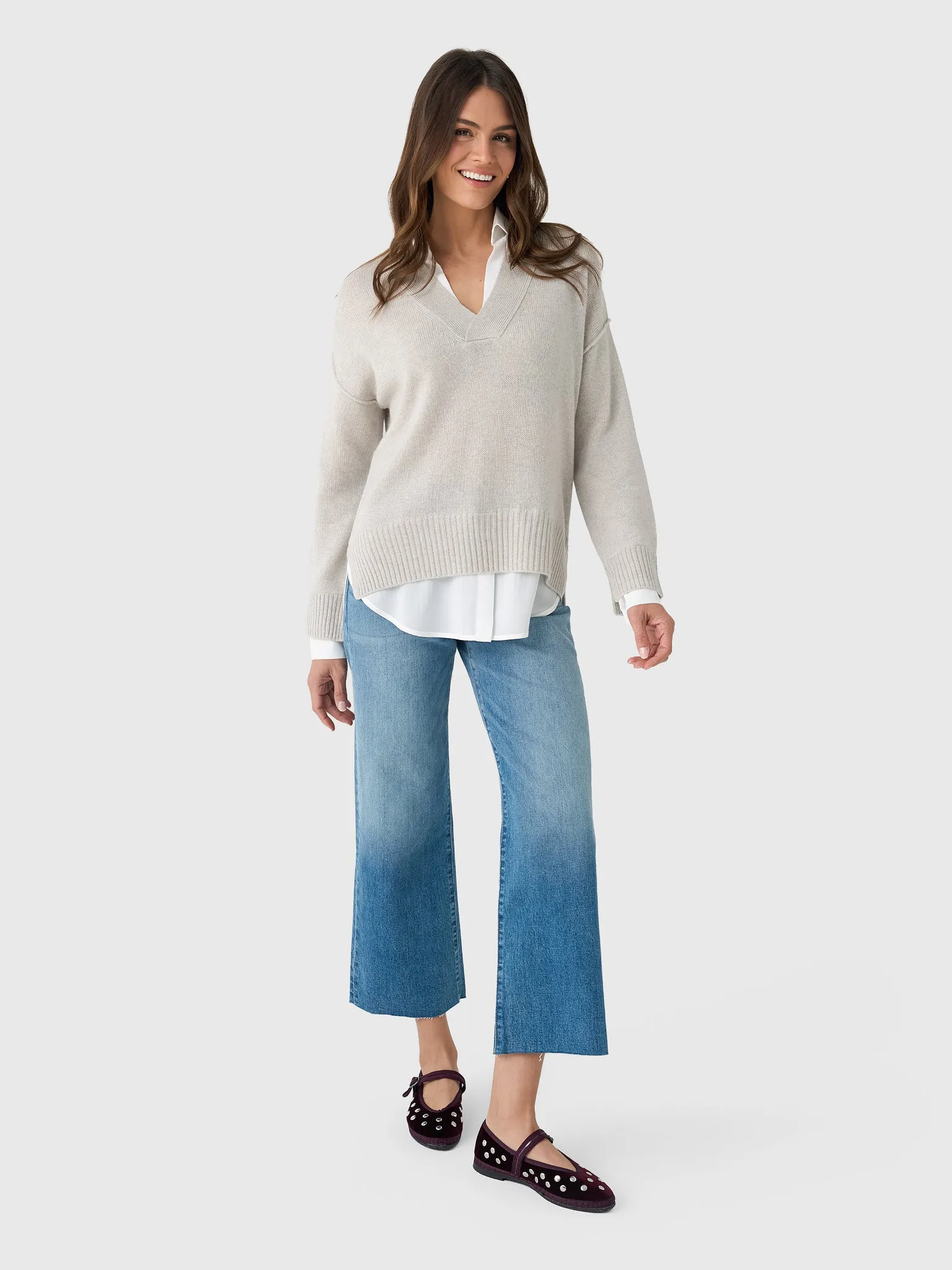 Brochu Walker Women's The Holm Layered V-Neck sold by Saint Bernard product image thumbnail 2