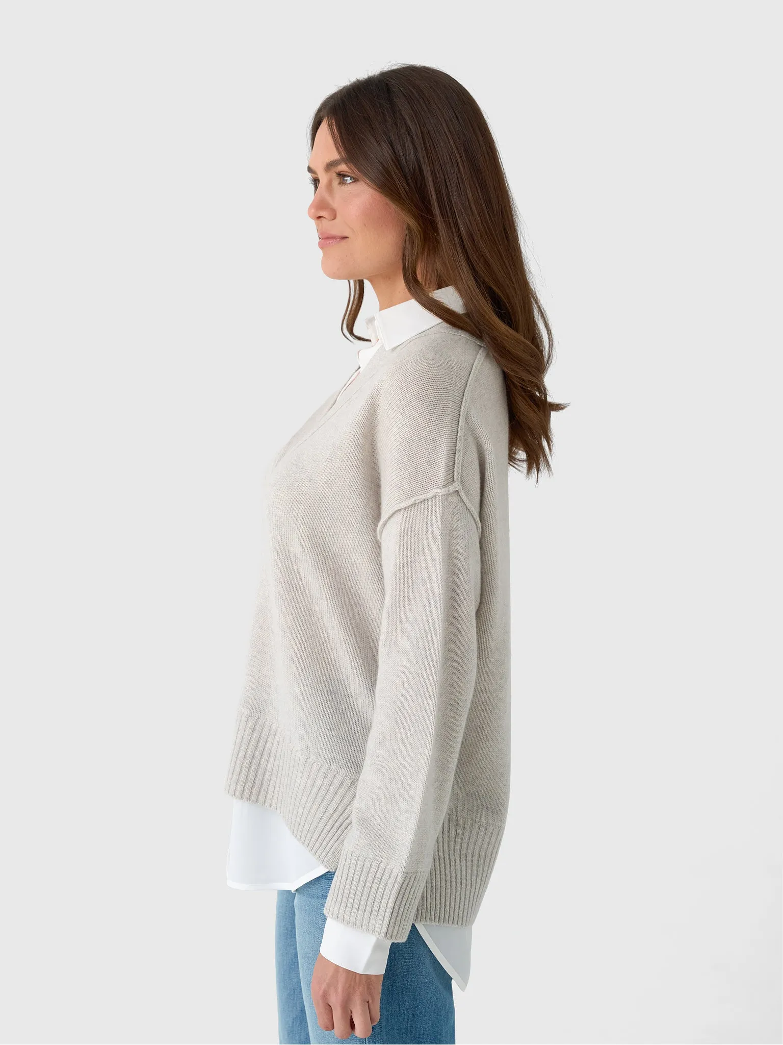 Brochu Walker Women's The Holm Layered V-Neck sold by Saint Bernard product image thumbnail 3