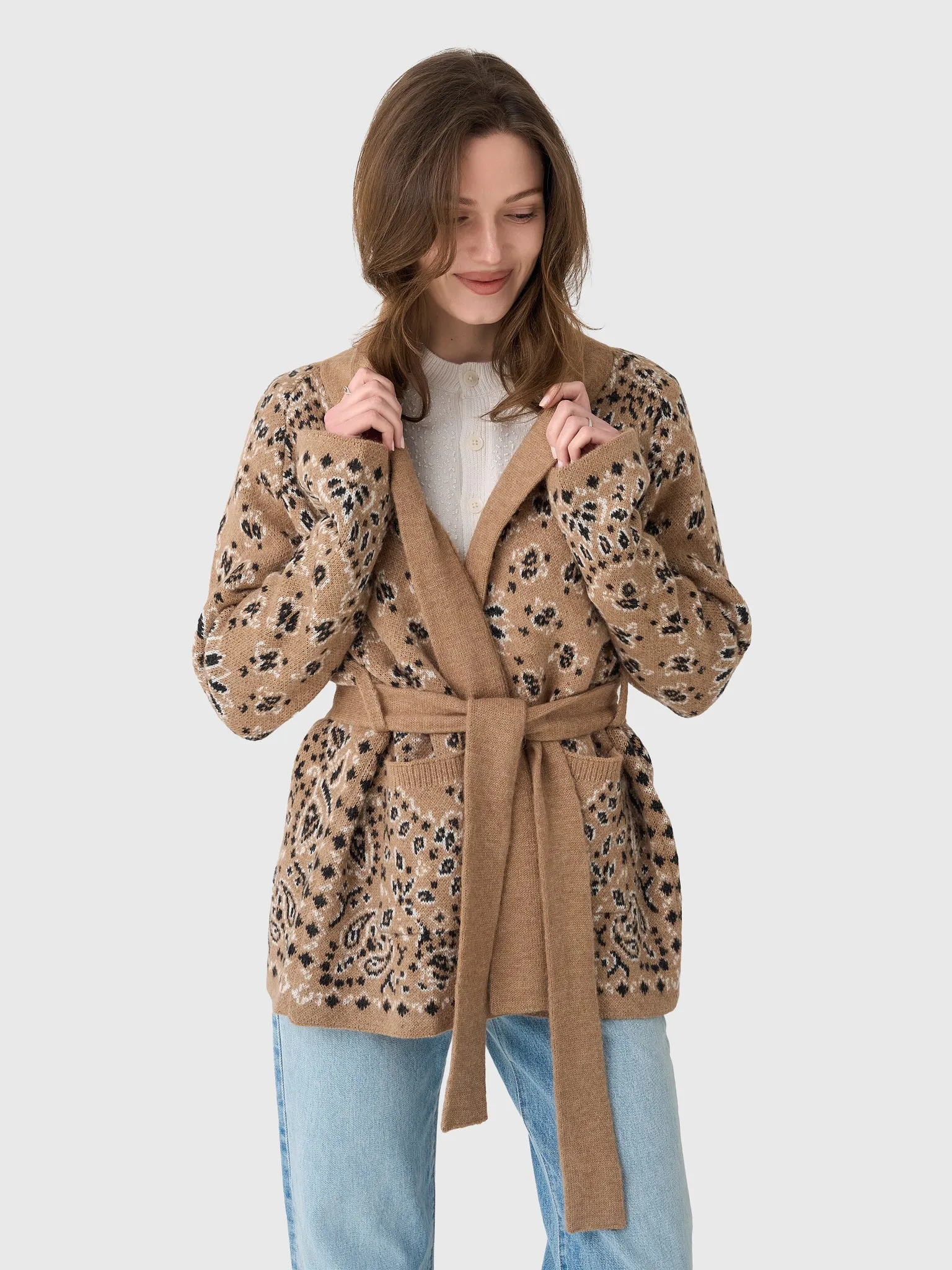 The Great Women's The Bandana Riding Cardigan sold by Saint Bernard product image thumbnail 5