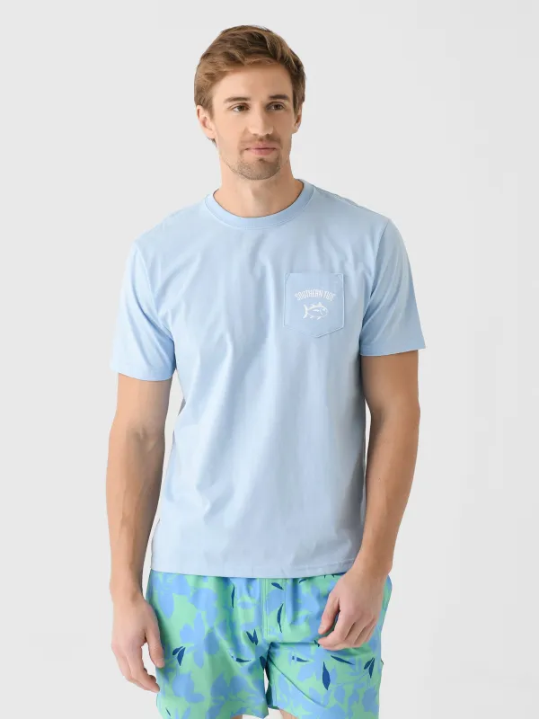 Southern Tide Men's Ships And Seagulls Short Sleeve T-Shirt sold by Saint Bernard