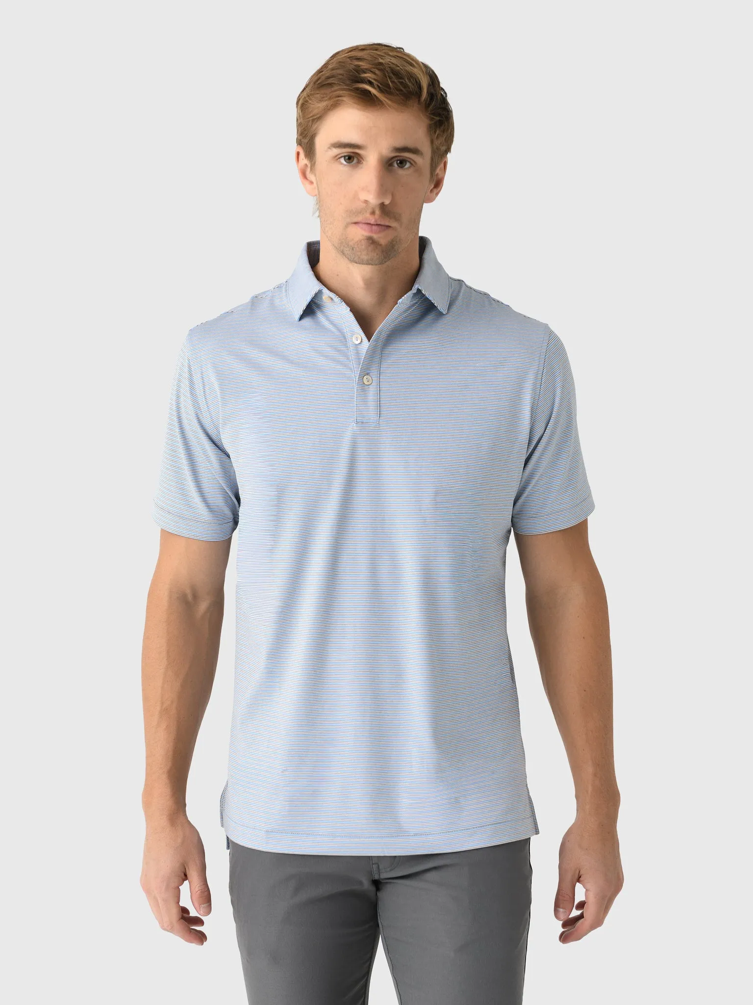 Peter Millar Crown Sport Men's Culver Performance Jersey Polo sold by Saint Bernard