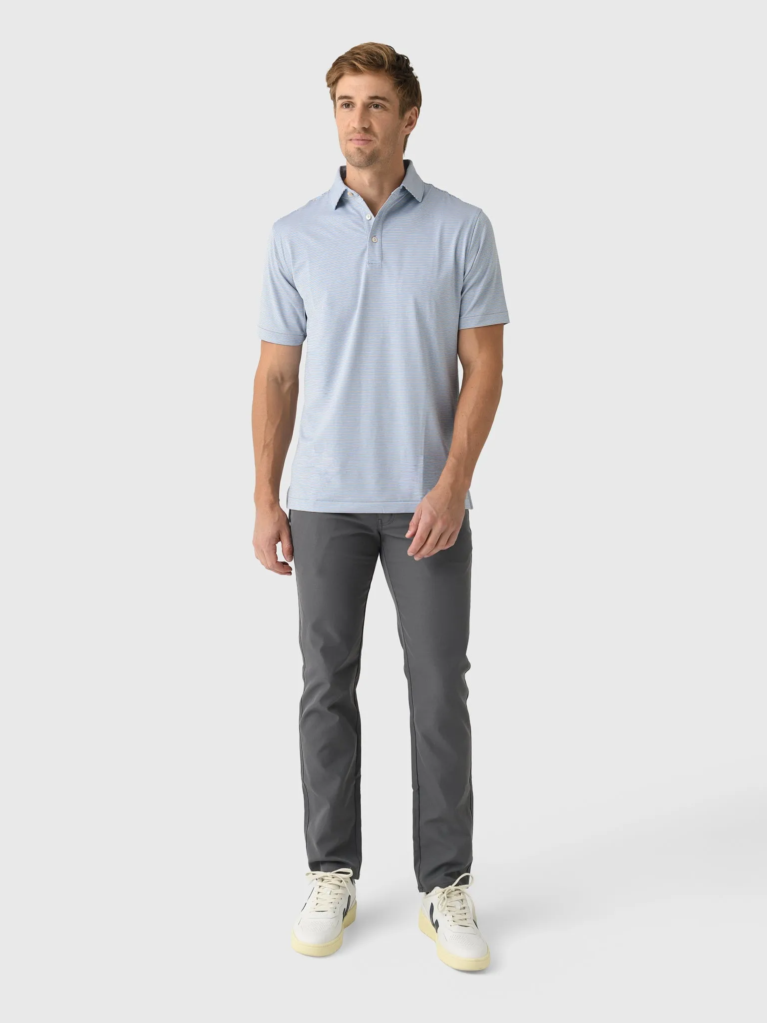 Peter Millar Crown Sport Men's Culver Performance Jersey Polo sold by Saint Bernard product image thumbnail 2
