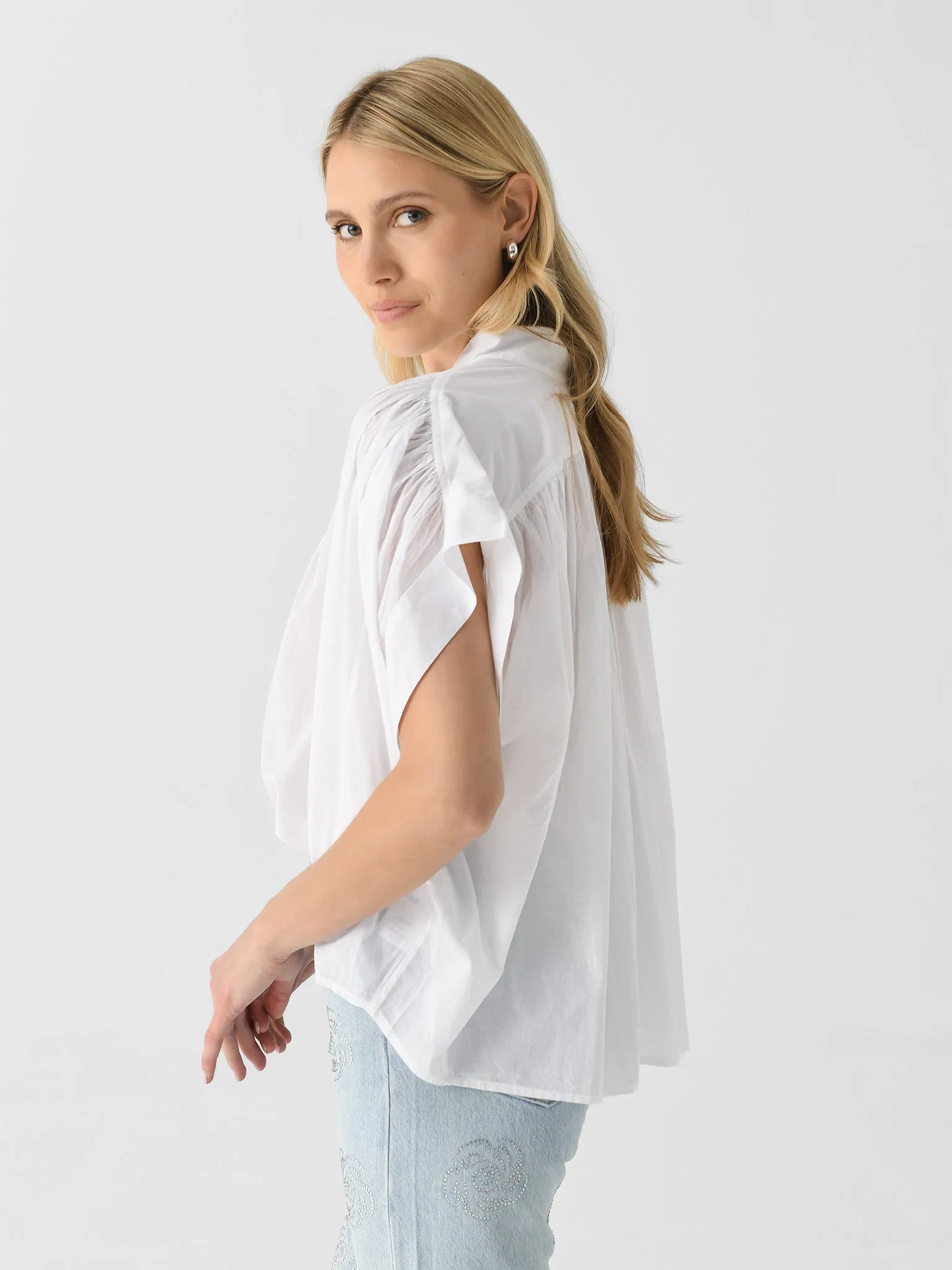 Vanessa Bruno Women's Cory Blouse sold by Saint Bernard product image thumbnail 3