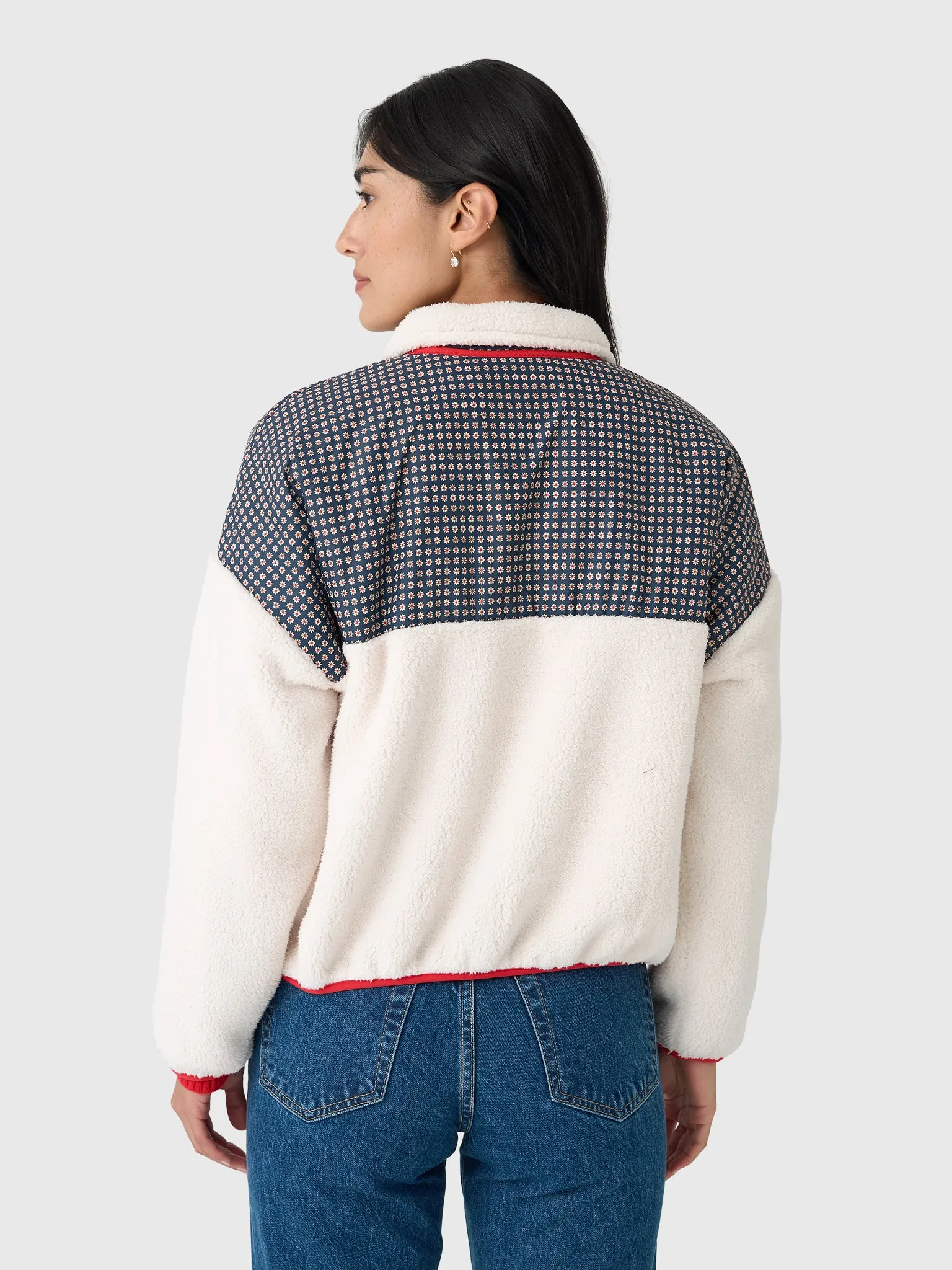 The Great Outdoors Women's The Print-Mix Plush Terrain Half-Zip sold by Saint Bernard product image thumbnail 3