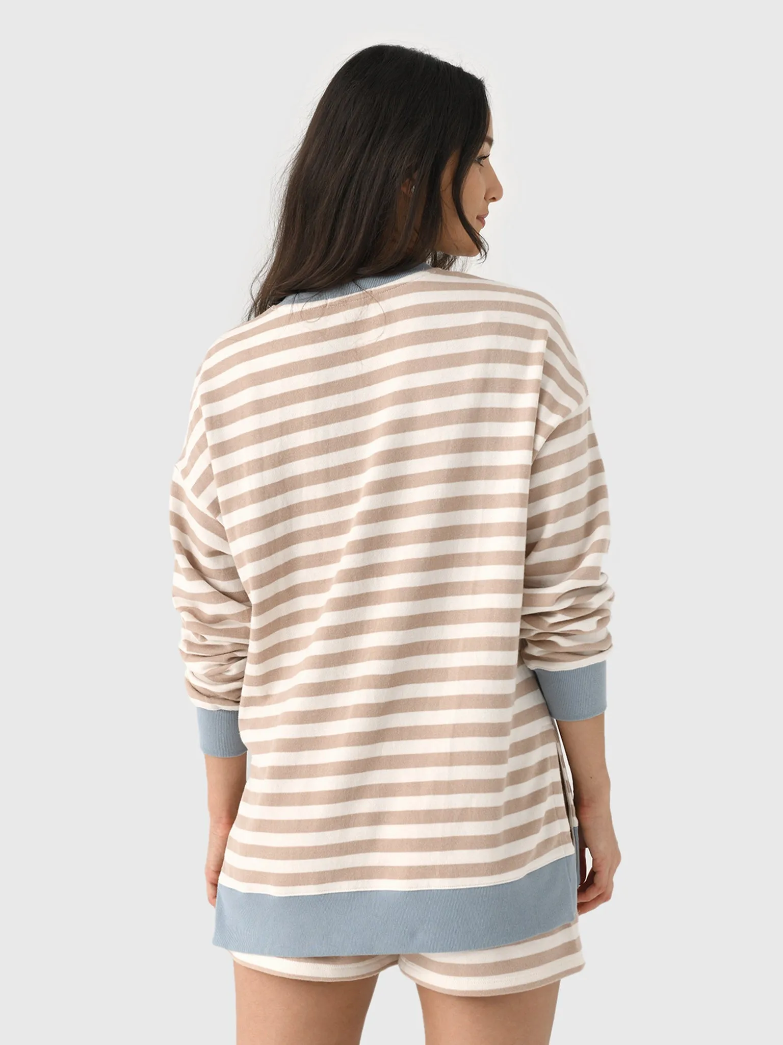 Z Supply Women's Layer Up Stripe Sweatshirt sold by Saint Bernard product image thumbnail 4