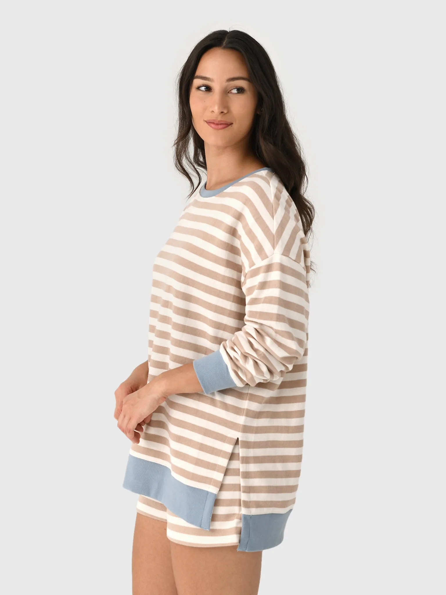 Z Supply Women's Layer Up Stripe Sweatshirt sold by Saint Bernard product image thumbnail 3