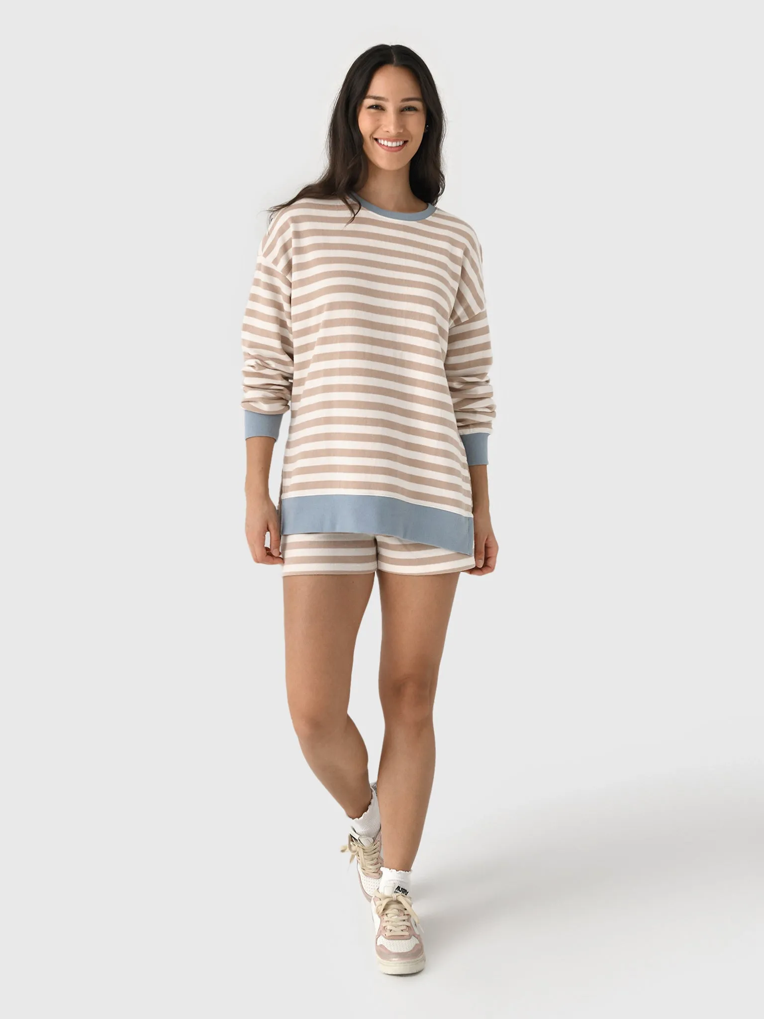 Z Supply Women's Layer Up Stripe Sweatshirt sold by Saint Bernard product image thumbnail 2