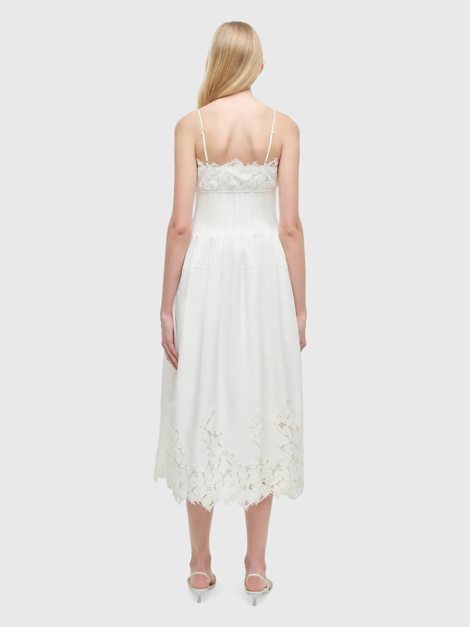 Simkhai Women's Lilianna Lace Midi Dress sold by Saint Bernard product image thumbnail 3