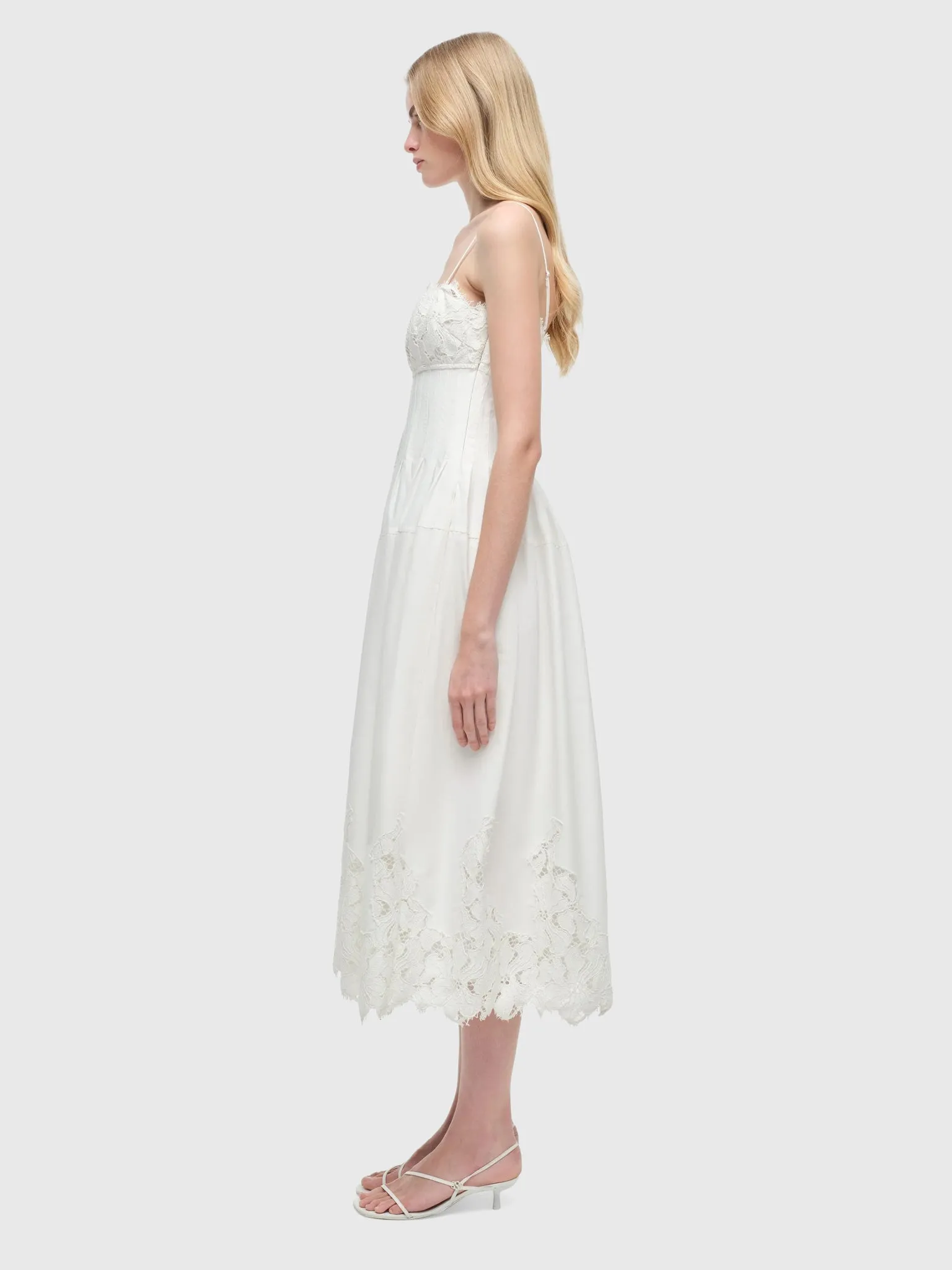 Simkhai Women's Lilianna Lace Midi Dress sold by Saint Bernard product image thumbnail 2