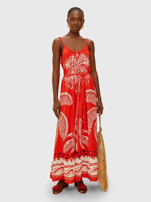 Farm Rio Women's Majestic Coconut Tree Maxi Dress sold by Saint Bernard