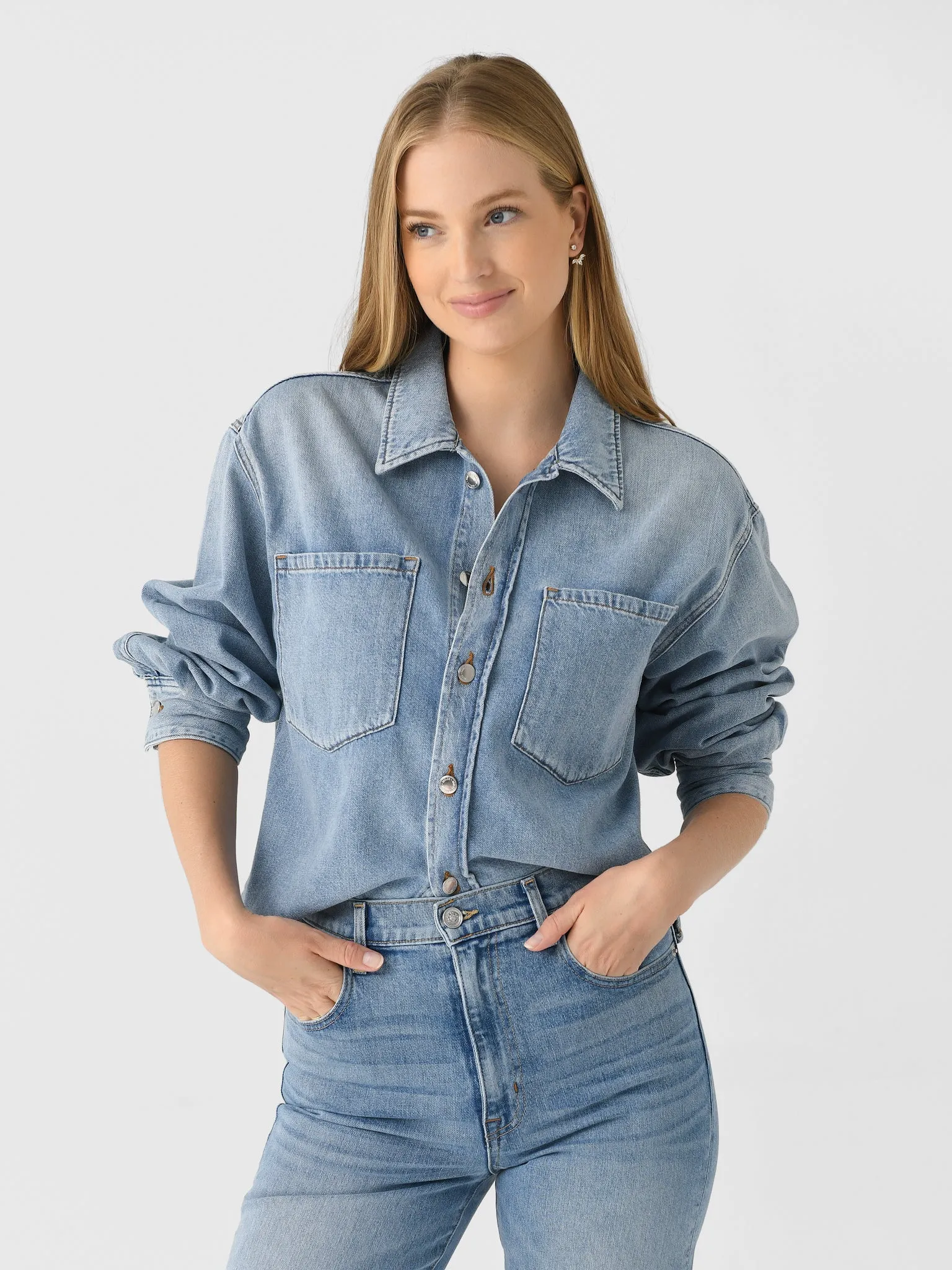 Agolde Women's Juna Shirt sold by Saint Bernard