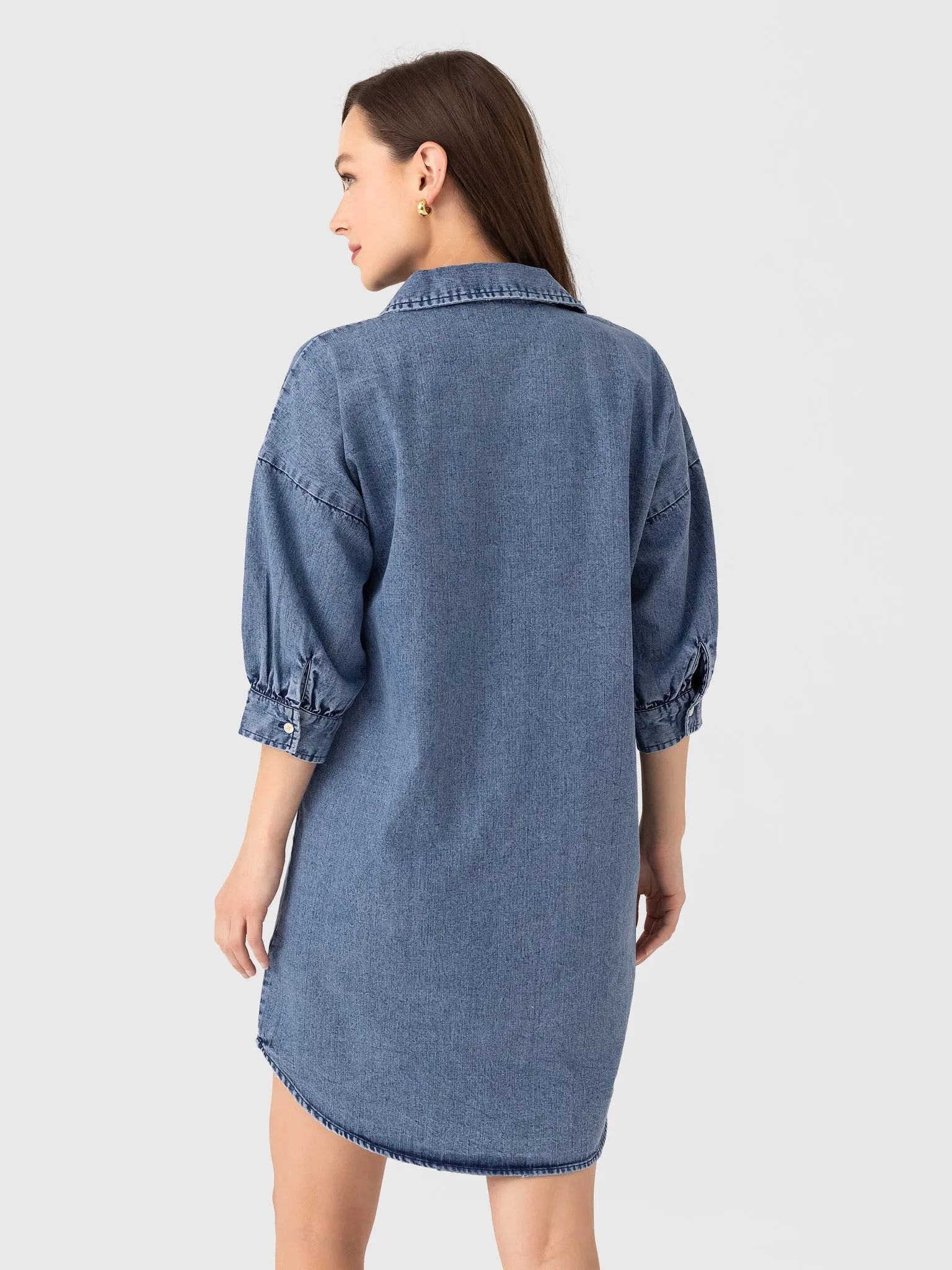 Kerri Rosenthal Women's Gigi Denim Dress sold by Saint Bernard product image thumbnail 4
