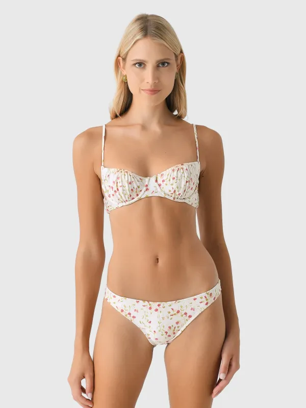 Peony Women's Everlasting Ruched Balconette Bikini Top sold by Saint Bernard
