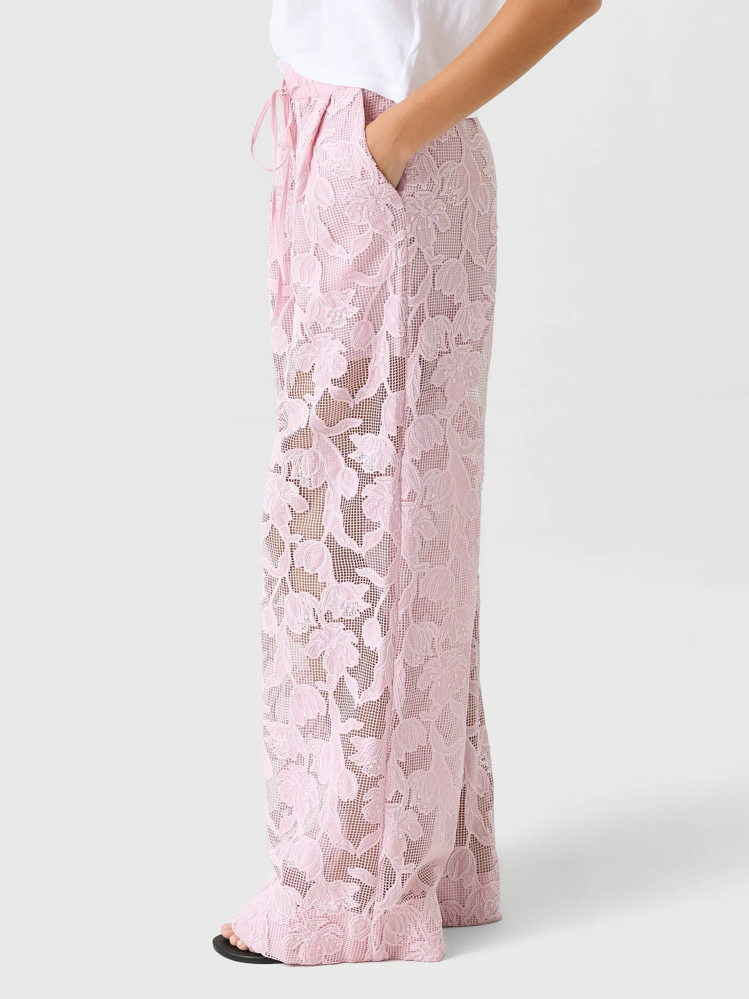Essentiel Antwerp Women's Henim Lace Wide-Leg Pant sold by Saint Bernard product image thumbnail 3