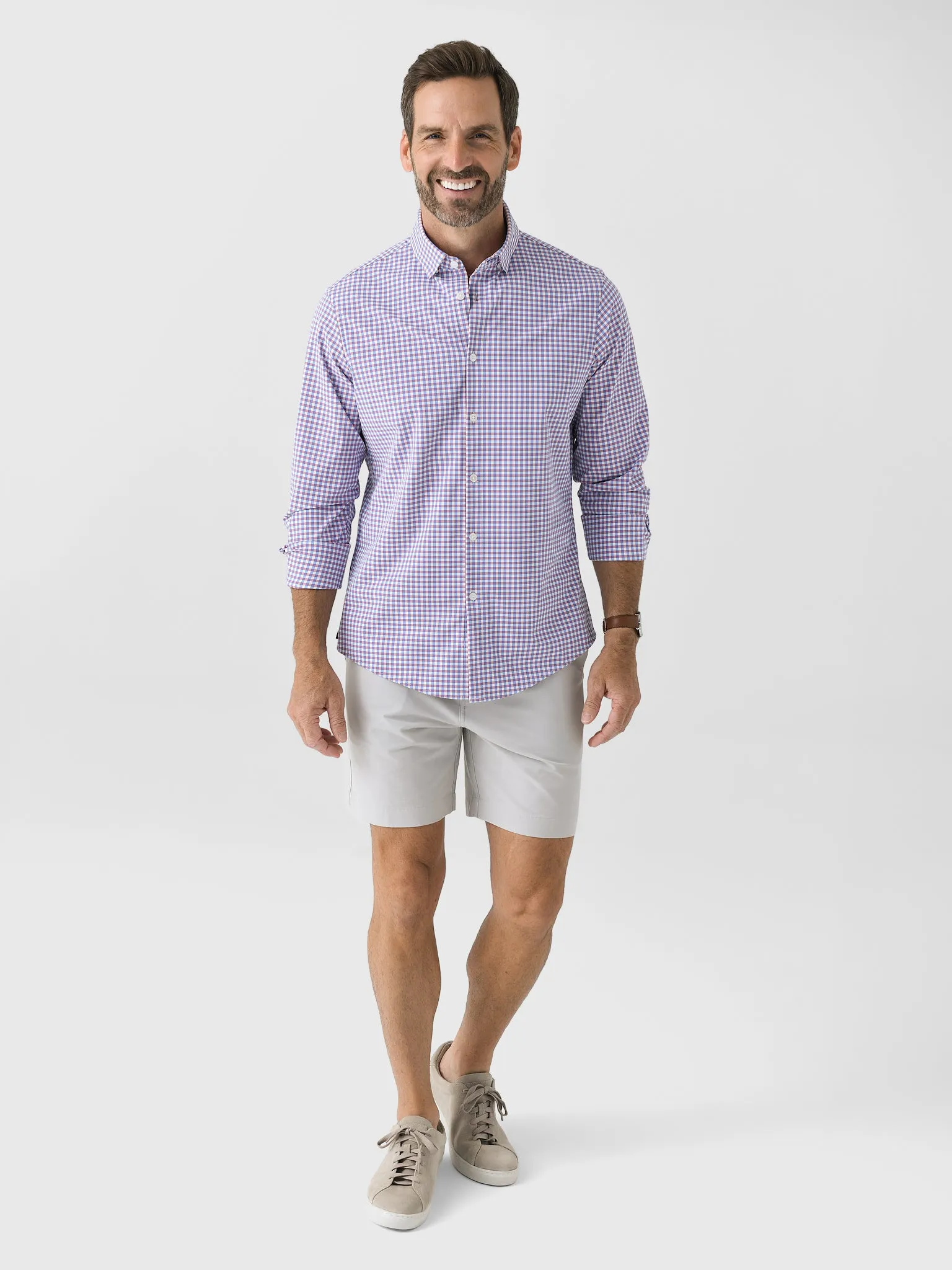 Mizzen+Main Men's Trim Leeward No Tuck Dress Shirt sold by Saint Bernard product image thumbnail 2