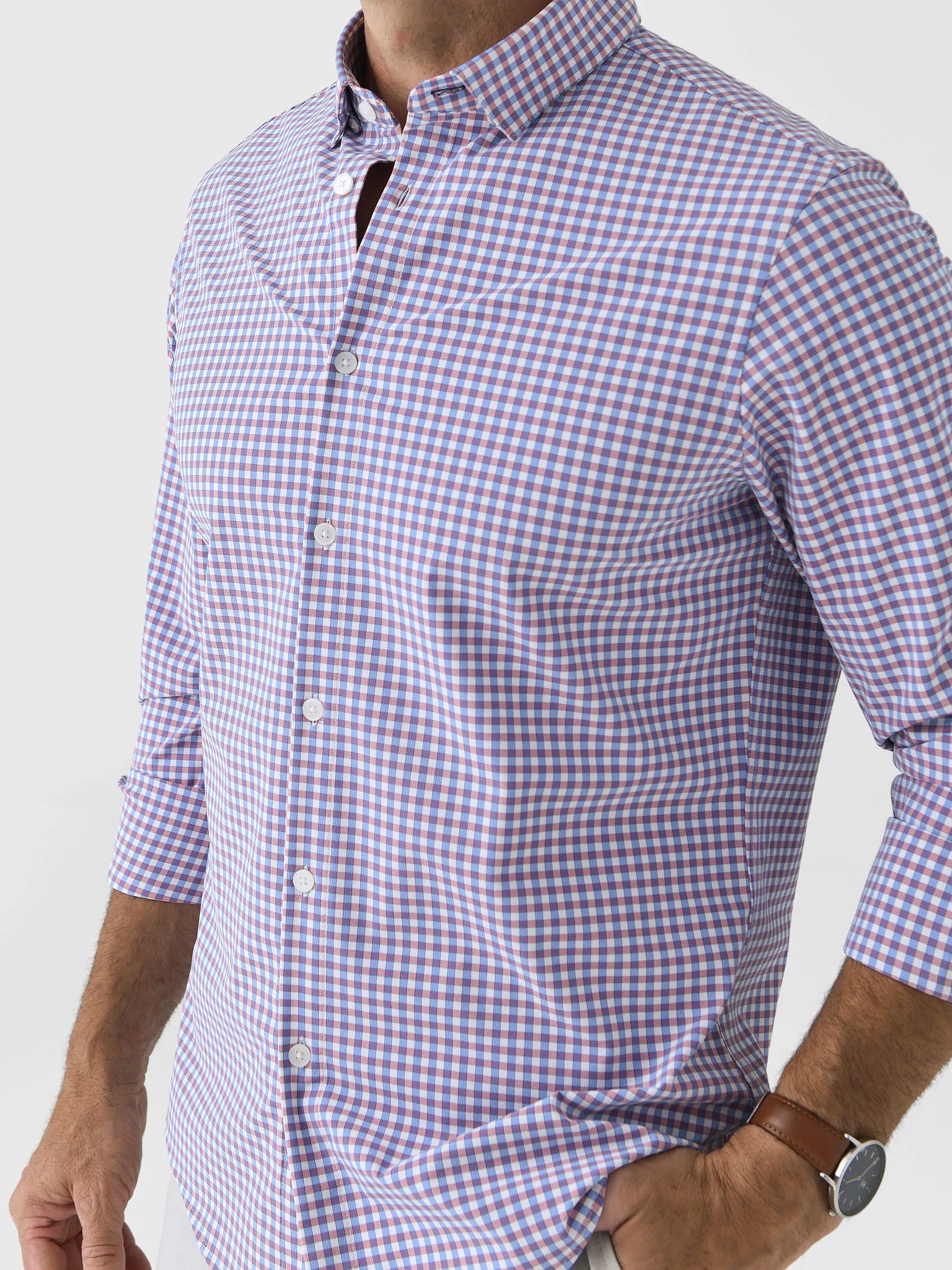 Mizzen+Main Men's Trim Leeward No Tuck Dress Shirt sold by Saint Bernard product image thumbnail 5