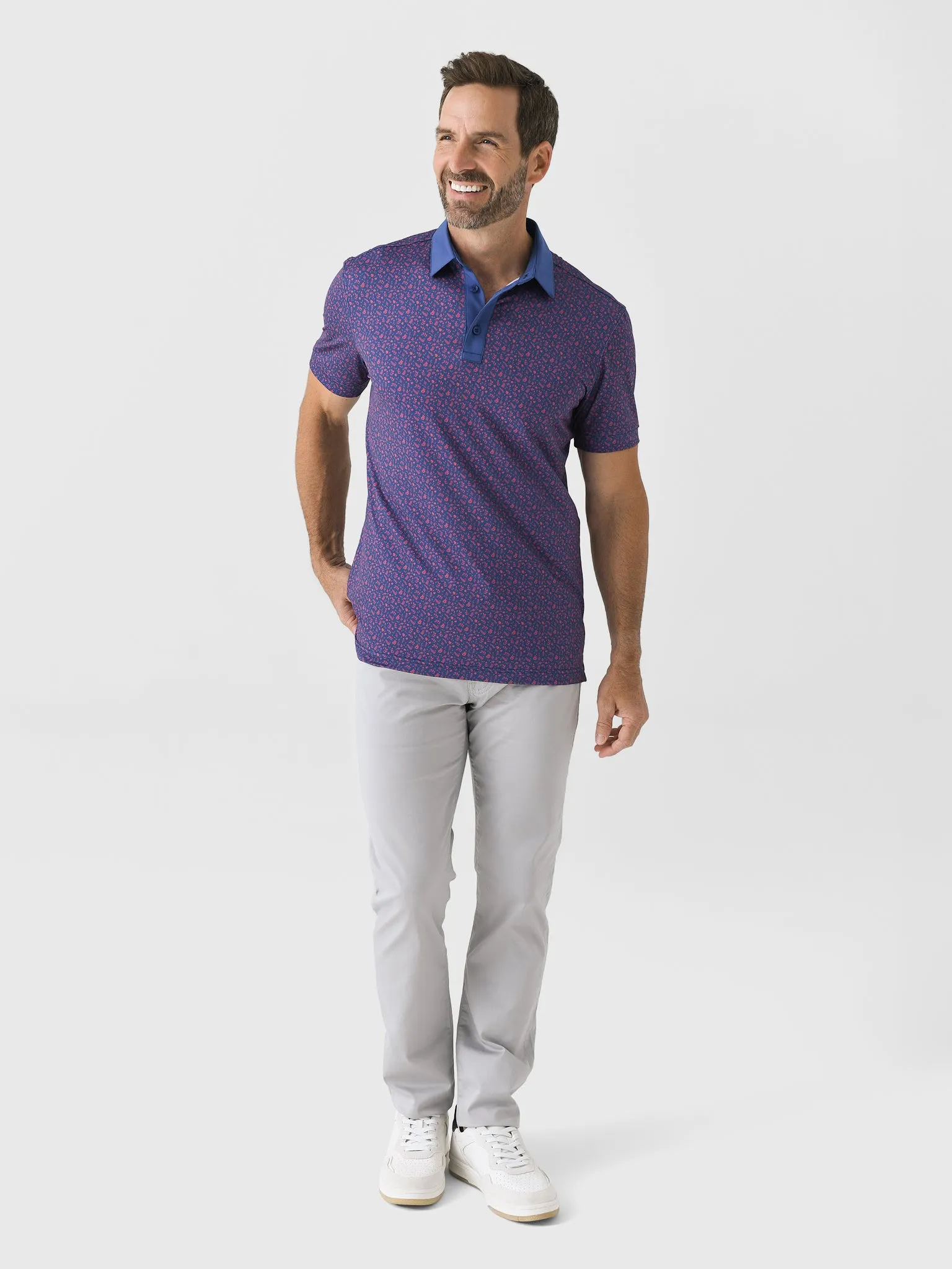 Mizzen+Main Men's Trim Versa Polo sold by Saint Bernard product image thumbnail 2