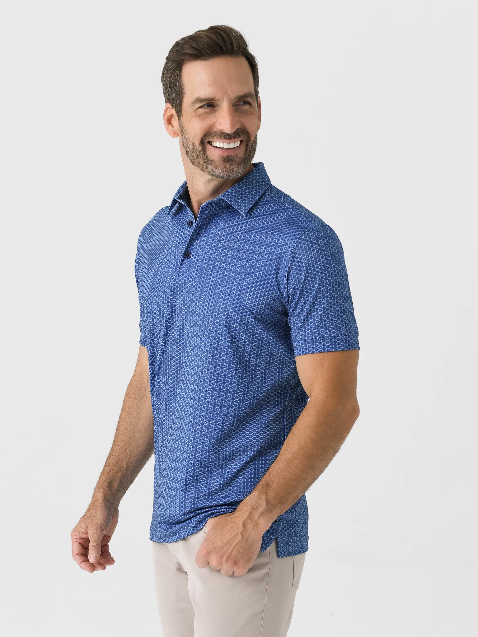 Mizzen+Main Men's Trim Versa Polo sold by Saint Bernard product image thumbnail 3