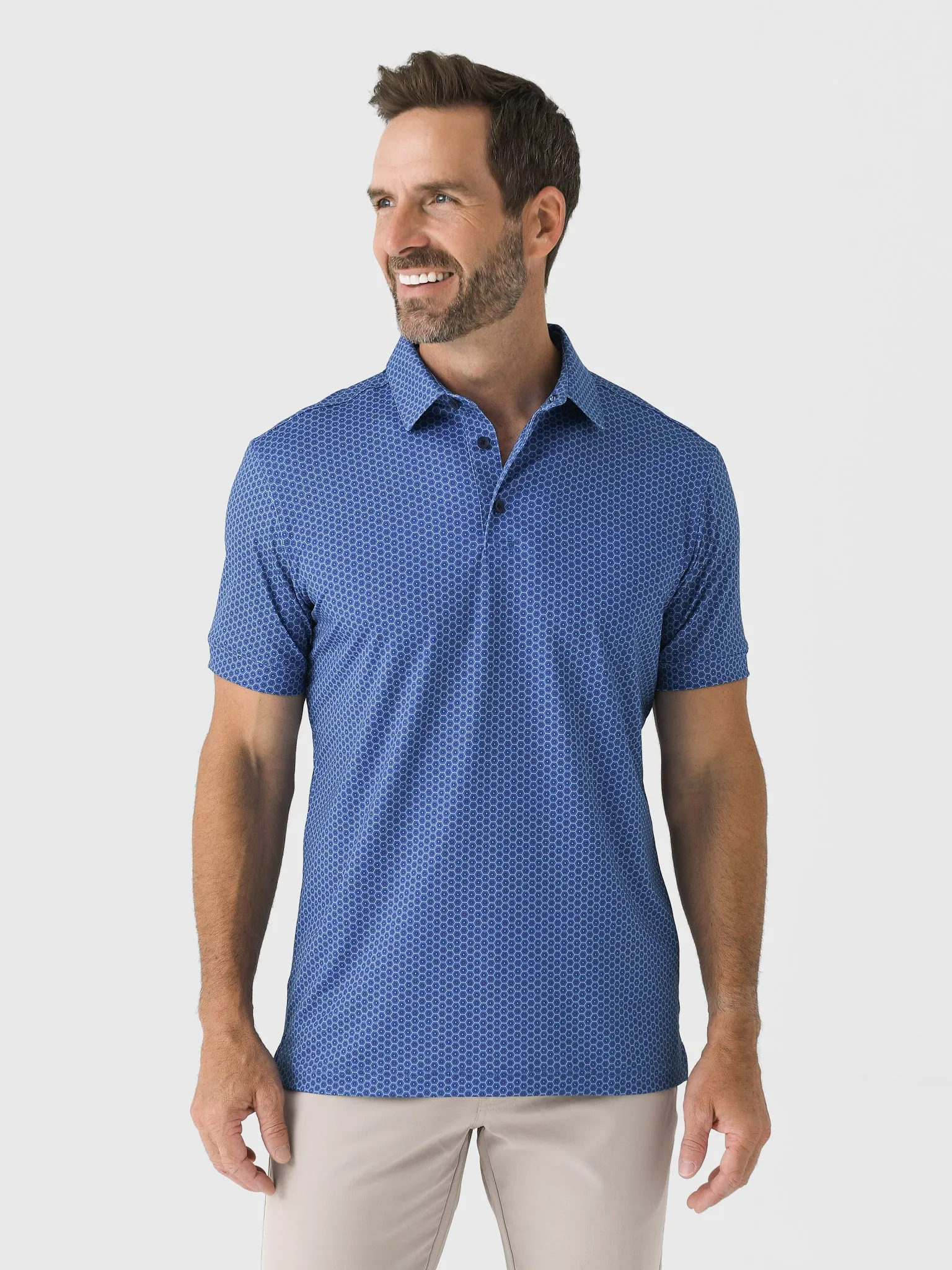Mizzen+Main Men's Trim Versa Polo sold by Saint Bernard