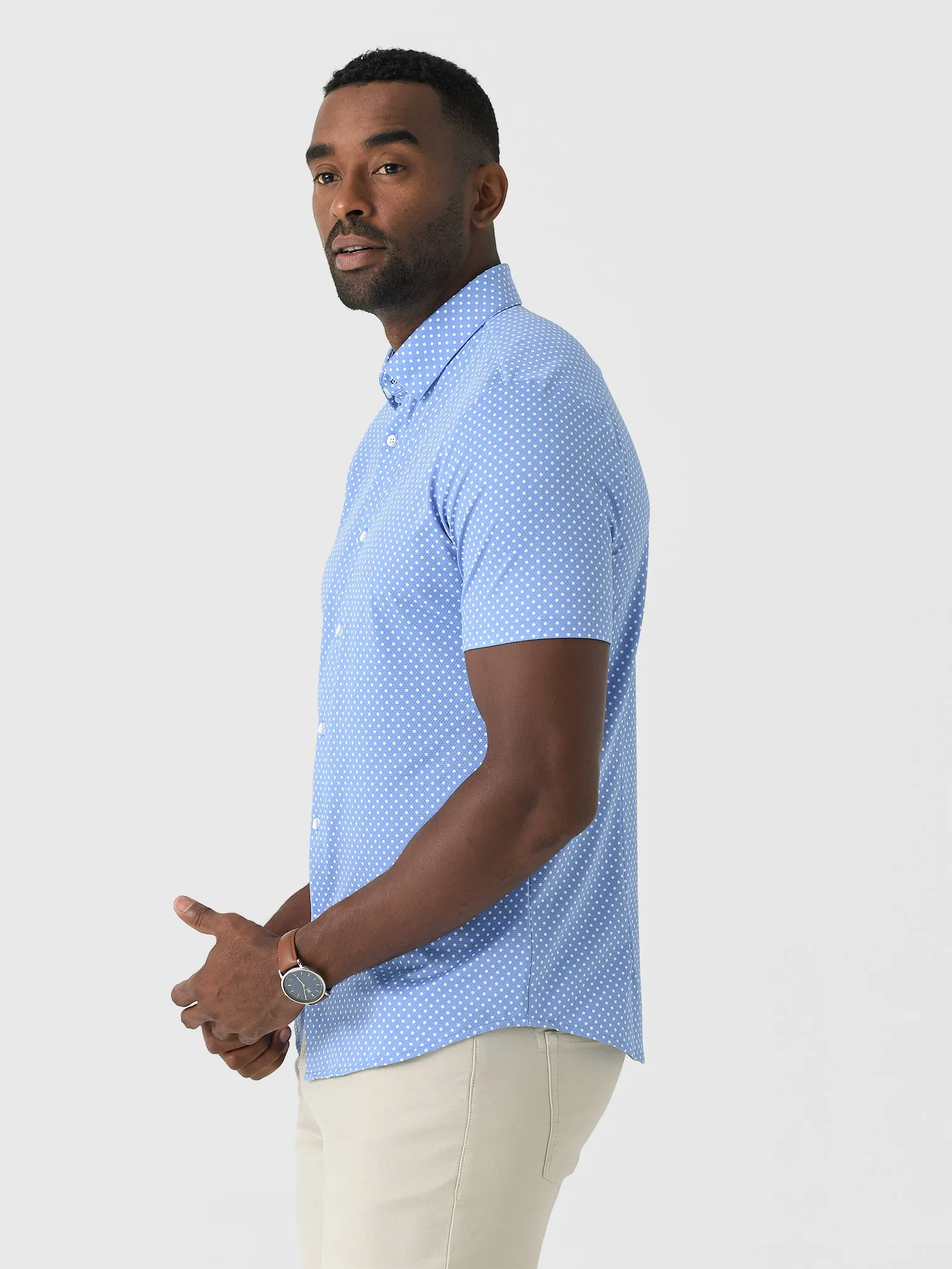 Mizzen+Main Men's Trim Halyard Button-Down Shirt sold by Saint Bernard product image thumbnail 3