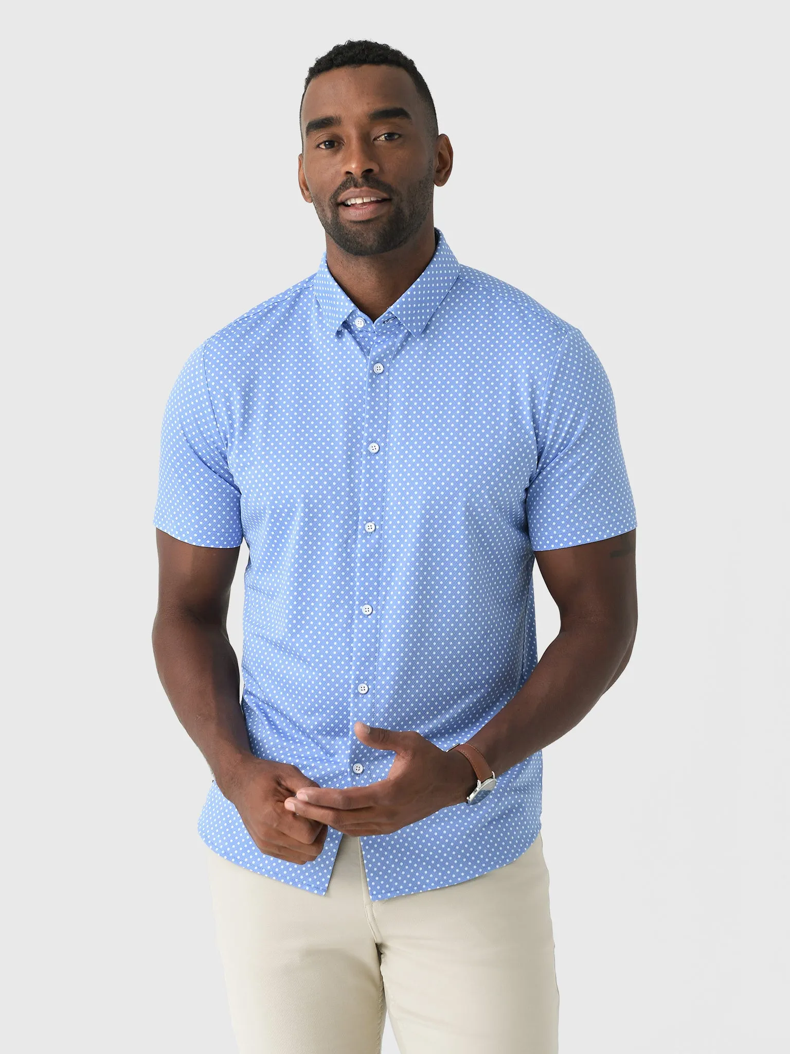 Mizzen+Main Men's Trim Halyard Button-Down Shirt sold by Saint Bernard