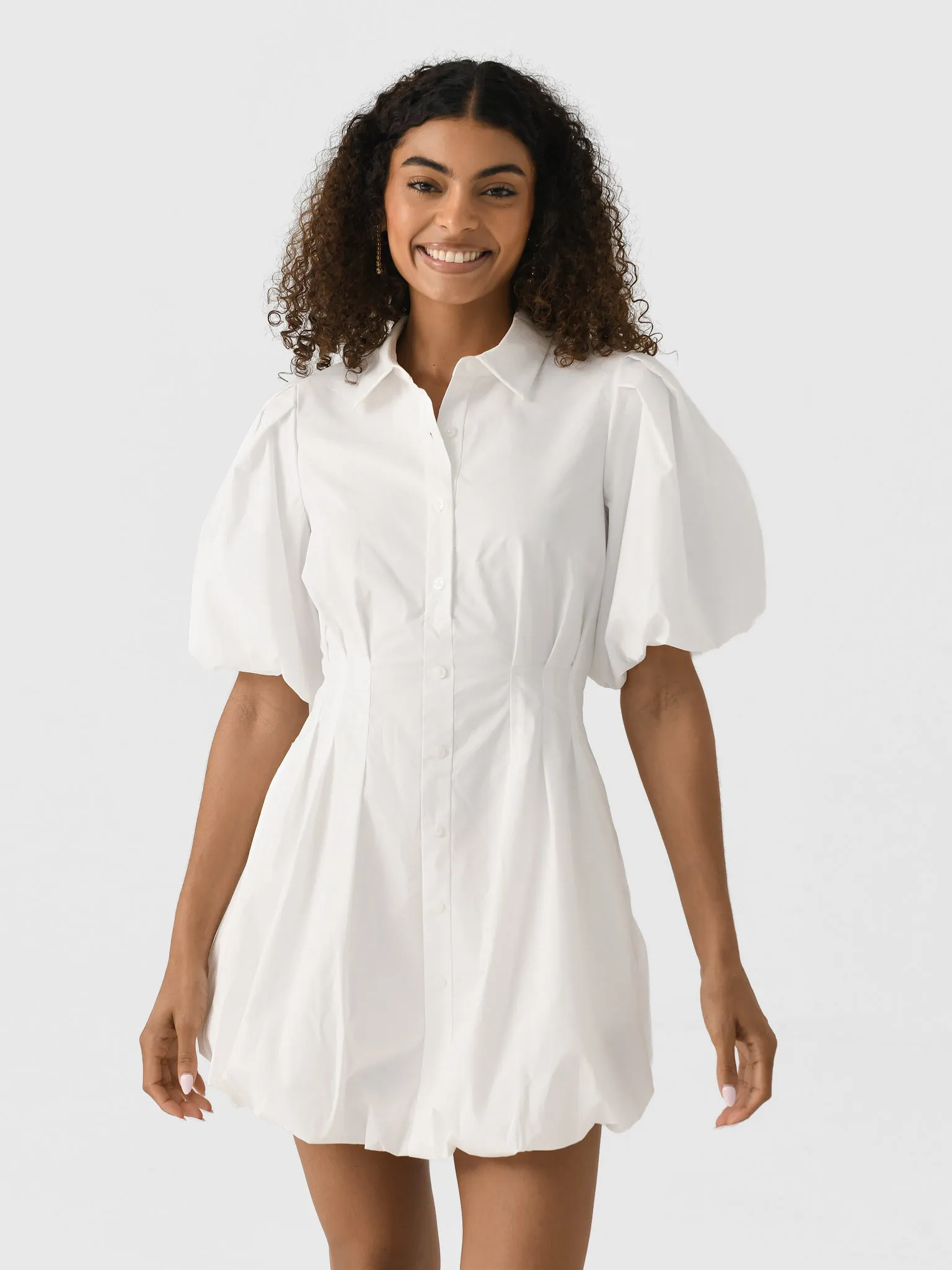 Simkhai Women's Cleo Cotton Mini Dress sold by Saint Bernard