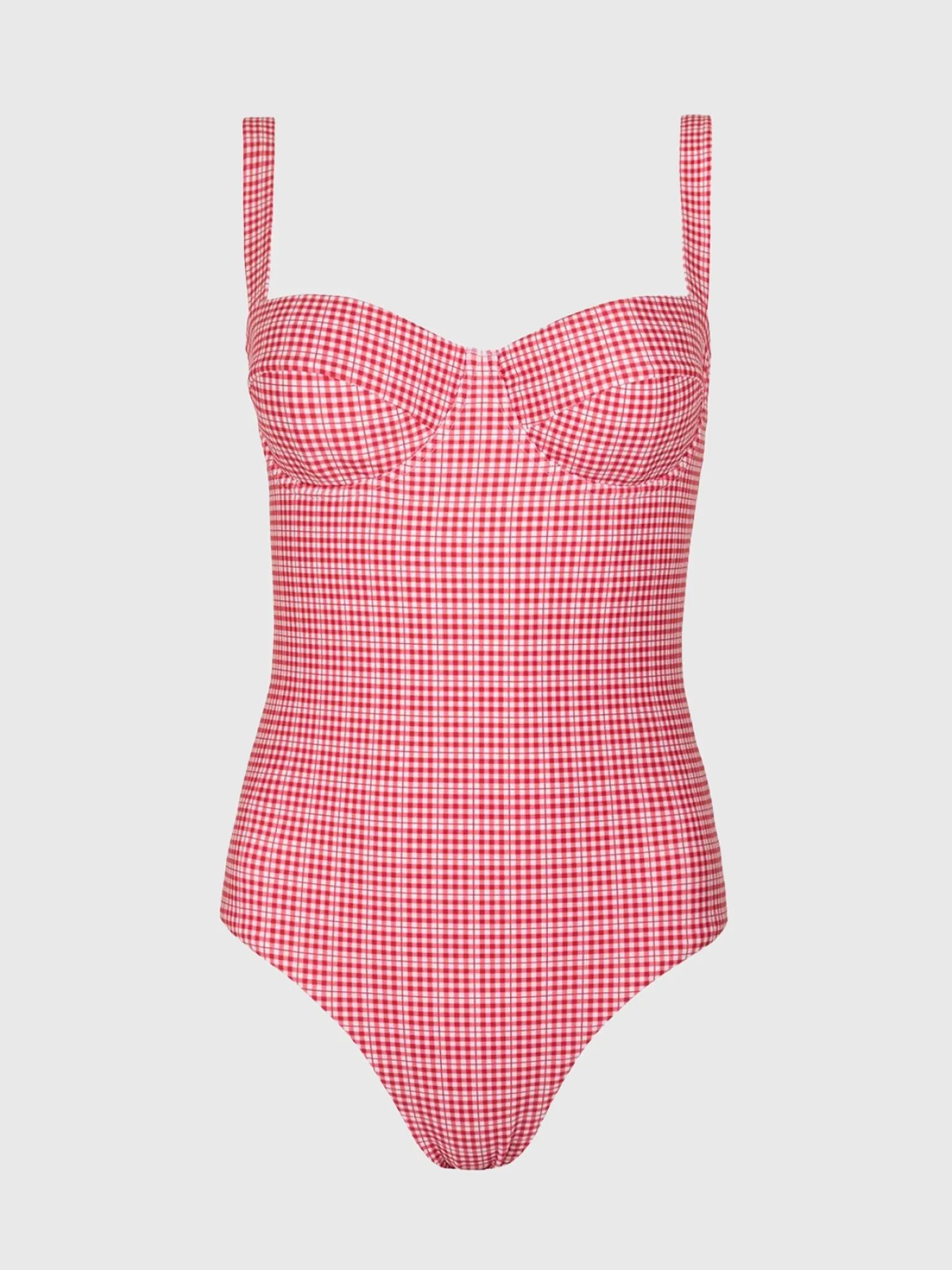 Minnow Women's Poppy Gingham One-Piece Swimsuit sold by Saint Bernard