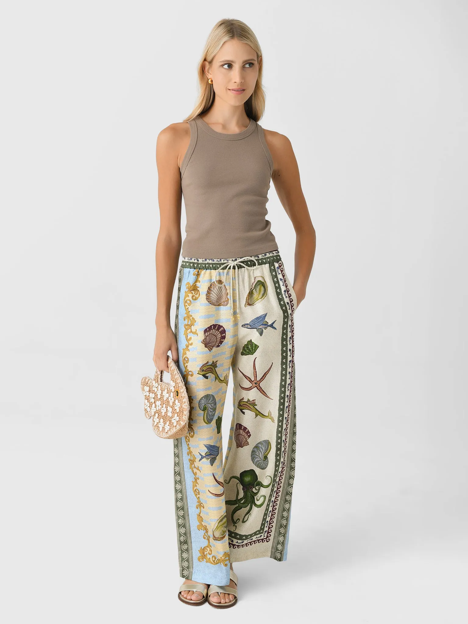 Alemais Women's Bath House Silk Pant sold by Saint Bernard product image thumbnail 2