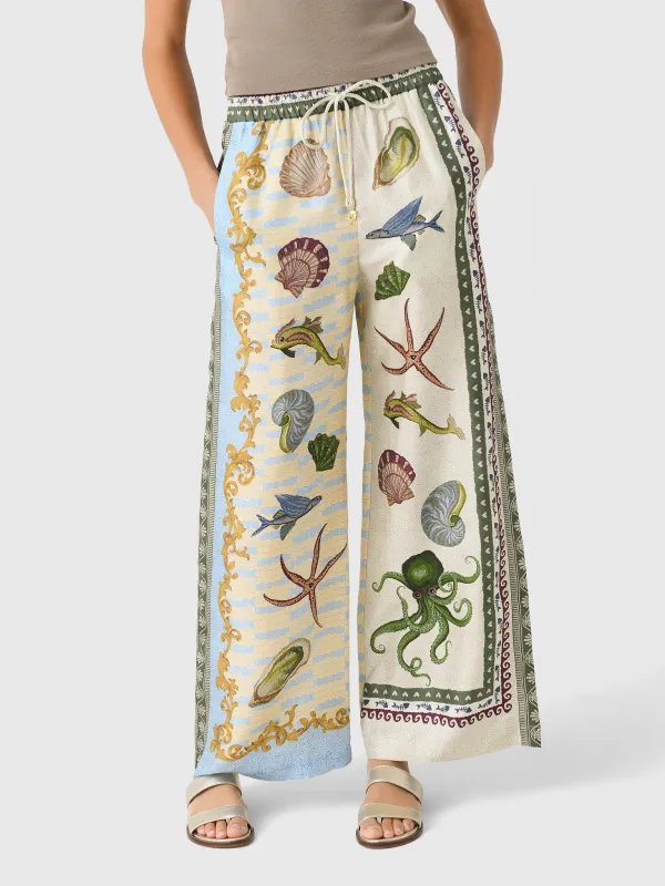 Alemais Women's Bath House Silk Pant made by Alemais