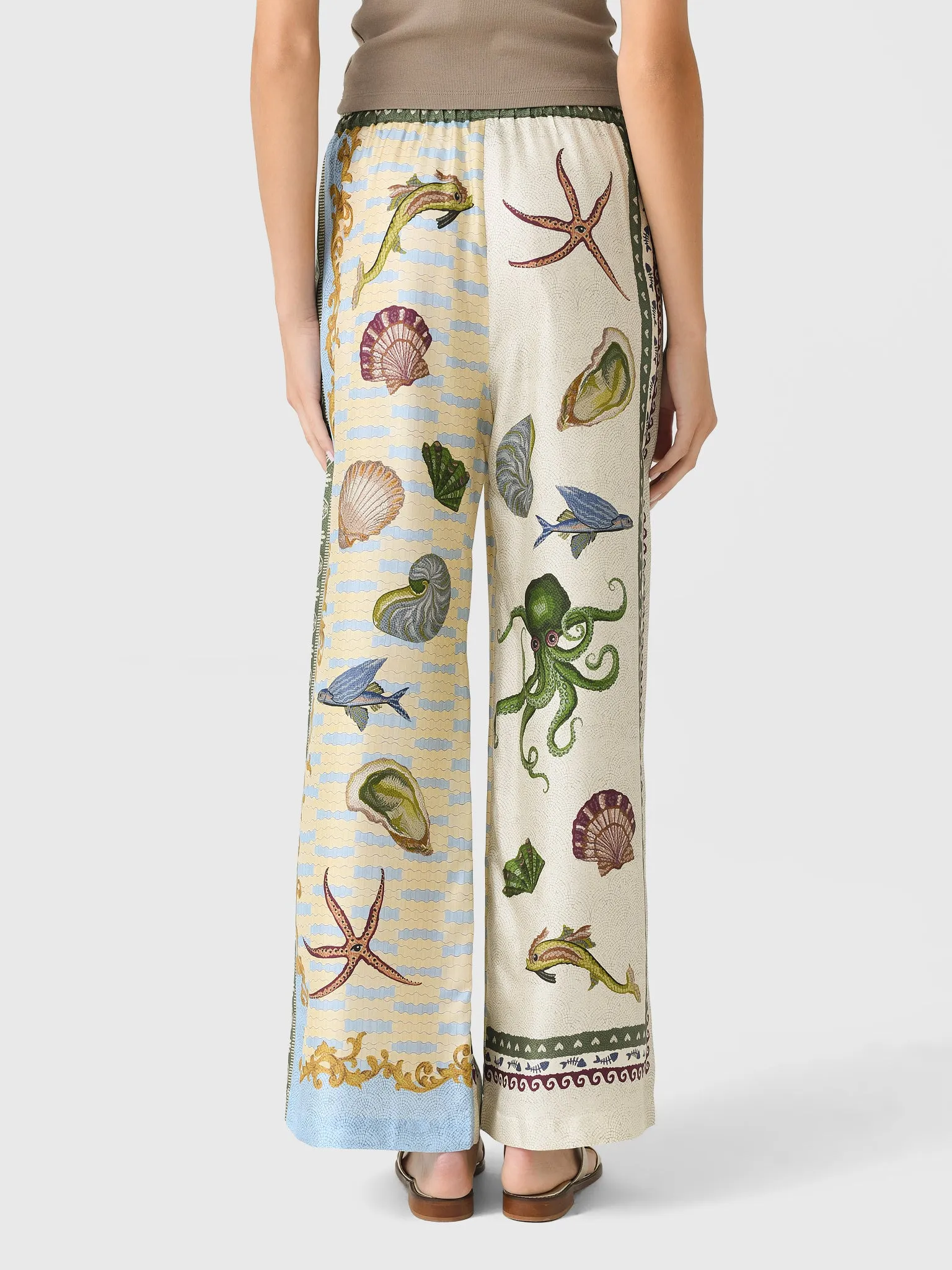 Alemais Women's Bath House Silk Pant sold by Saint Bernard product image thumbnail 4