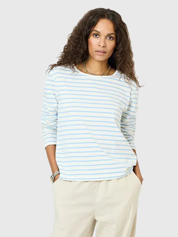 Kerri Rosenthal Women's KR Long Sleeve Stripe Tee sold by Saint Bernard
