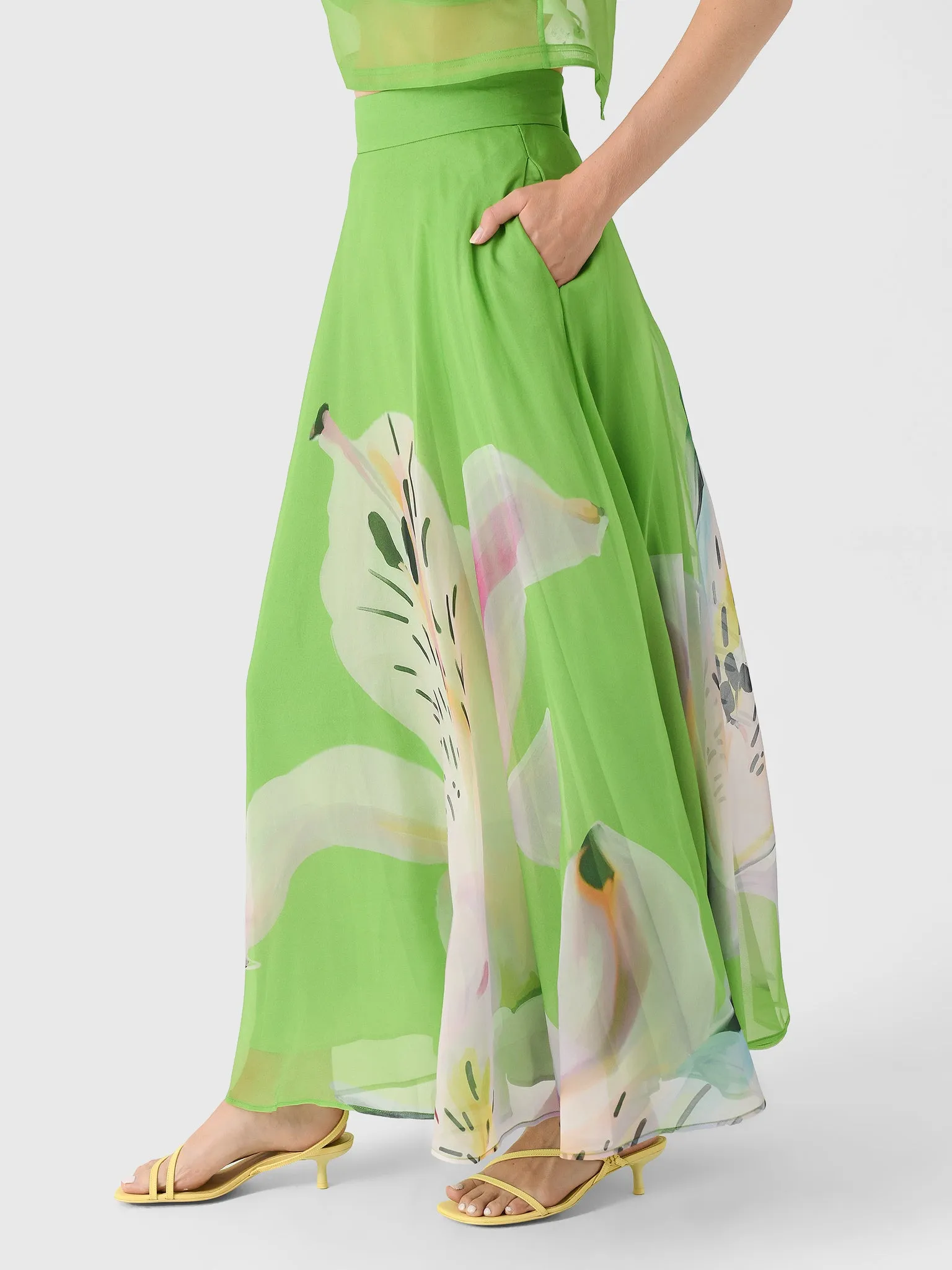 Leo Lin Women's Valeria Maxi Skirt sold by Saint Bernard product image thumbnail 3