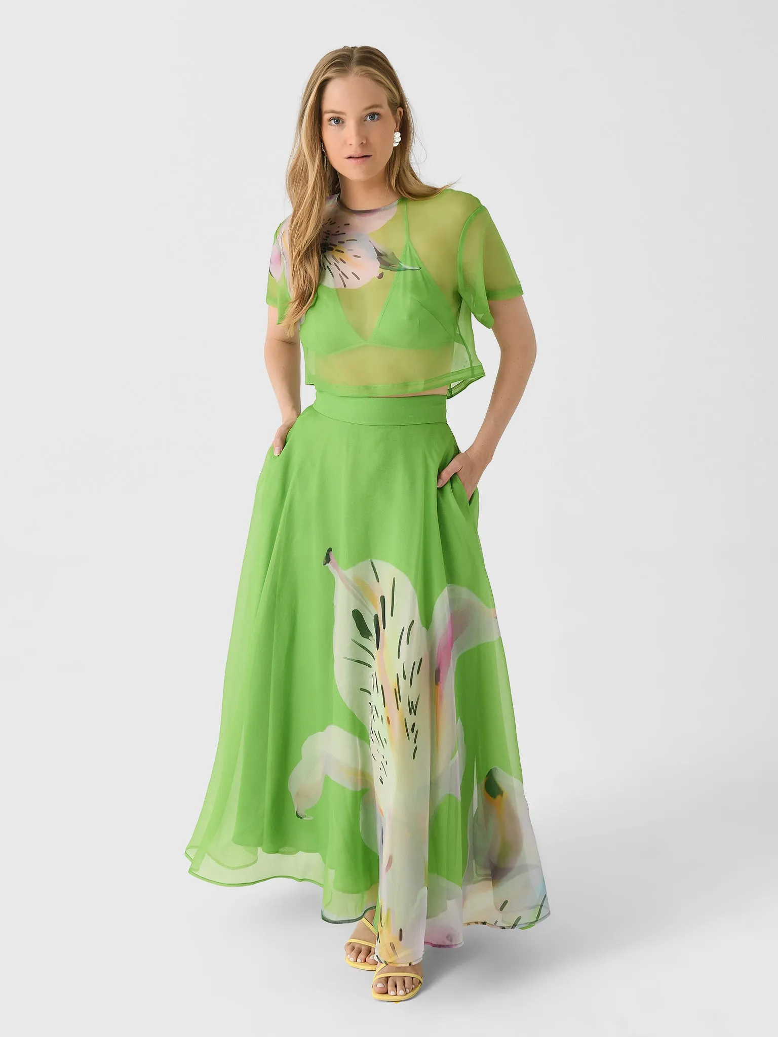 Leo Lin Women's Valeria Maxi Skirt sold by Saint Bernard product image thumbnail 2