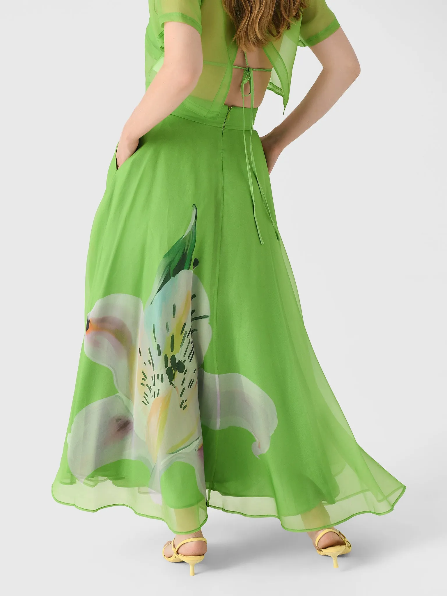 Leo Lin Women's Valeria Maxi Skirt sold by Saint Bernard product image thumbnail 4